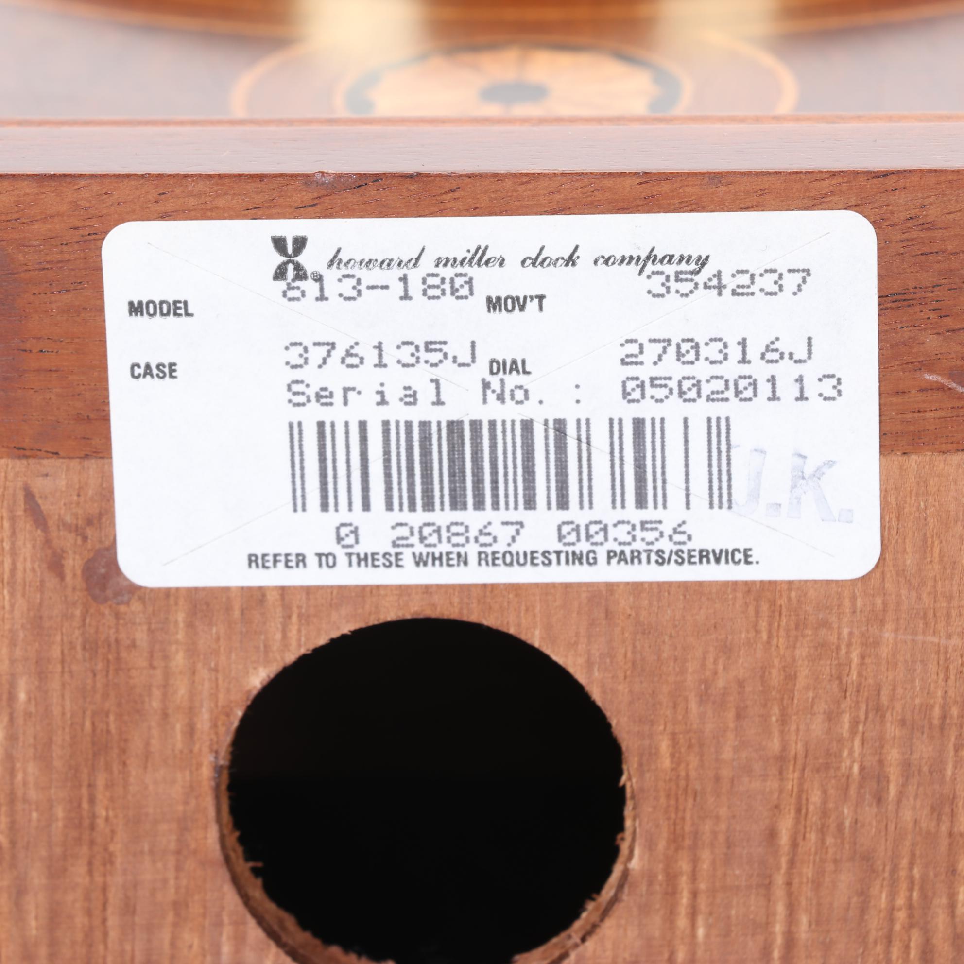 Howard Miller Two Jewels Mantel Clock, 1989