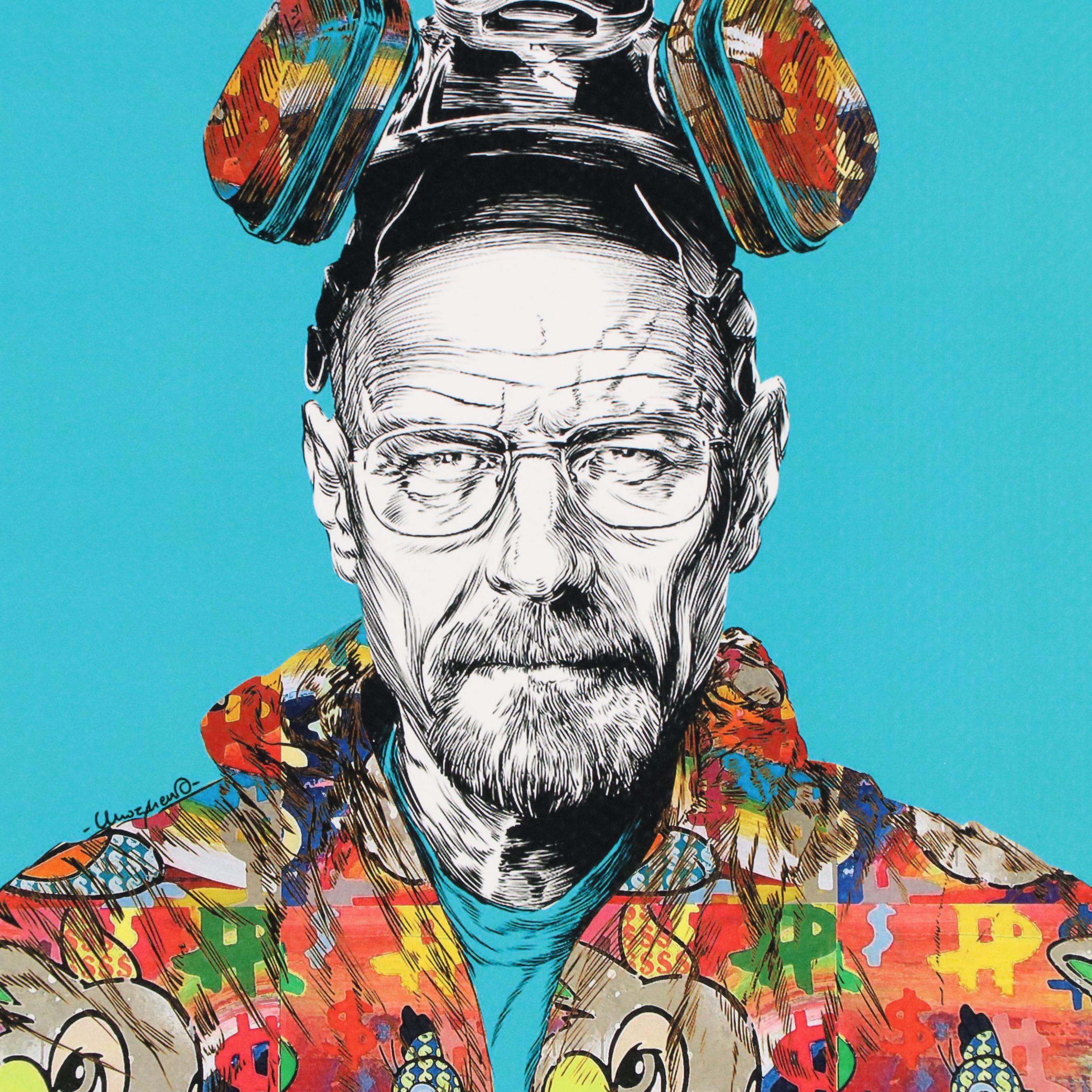 Death NYC Pop Art Graphic Print of Walter White Breaking Bad x Thumper