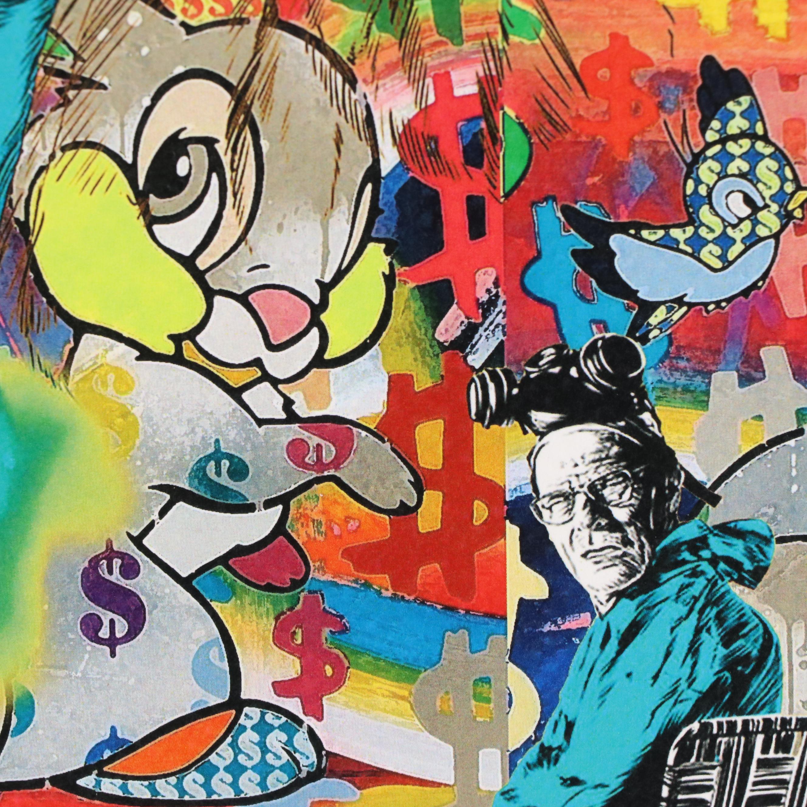 Death NYC Pop Art Graphic Print of Walter White Breaking Bad x Thumper