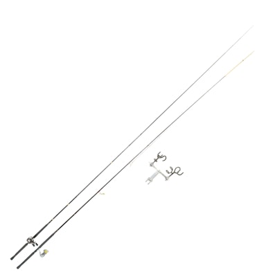 Lew's Wally Marshall 12 Foot Fishing Jigging Rods with Pole Holders