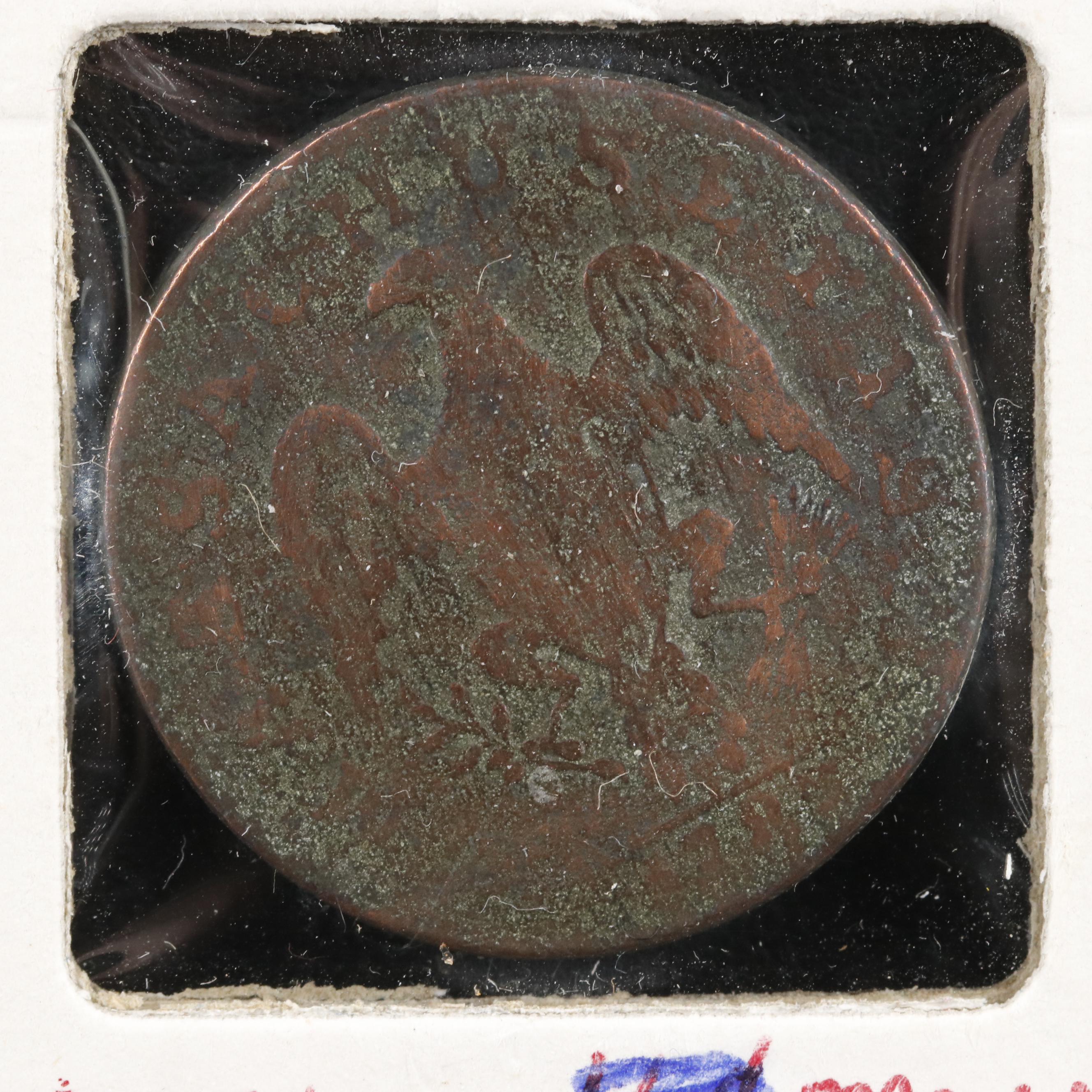 Two Pre-Federal U.S. Copper Coins, 1780s