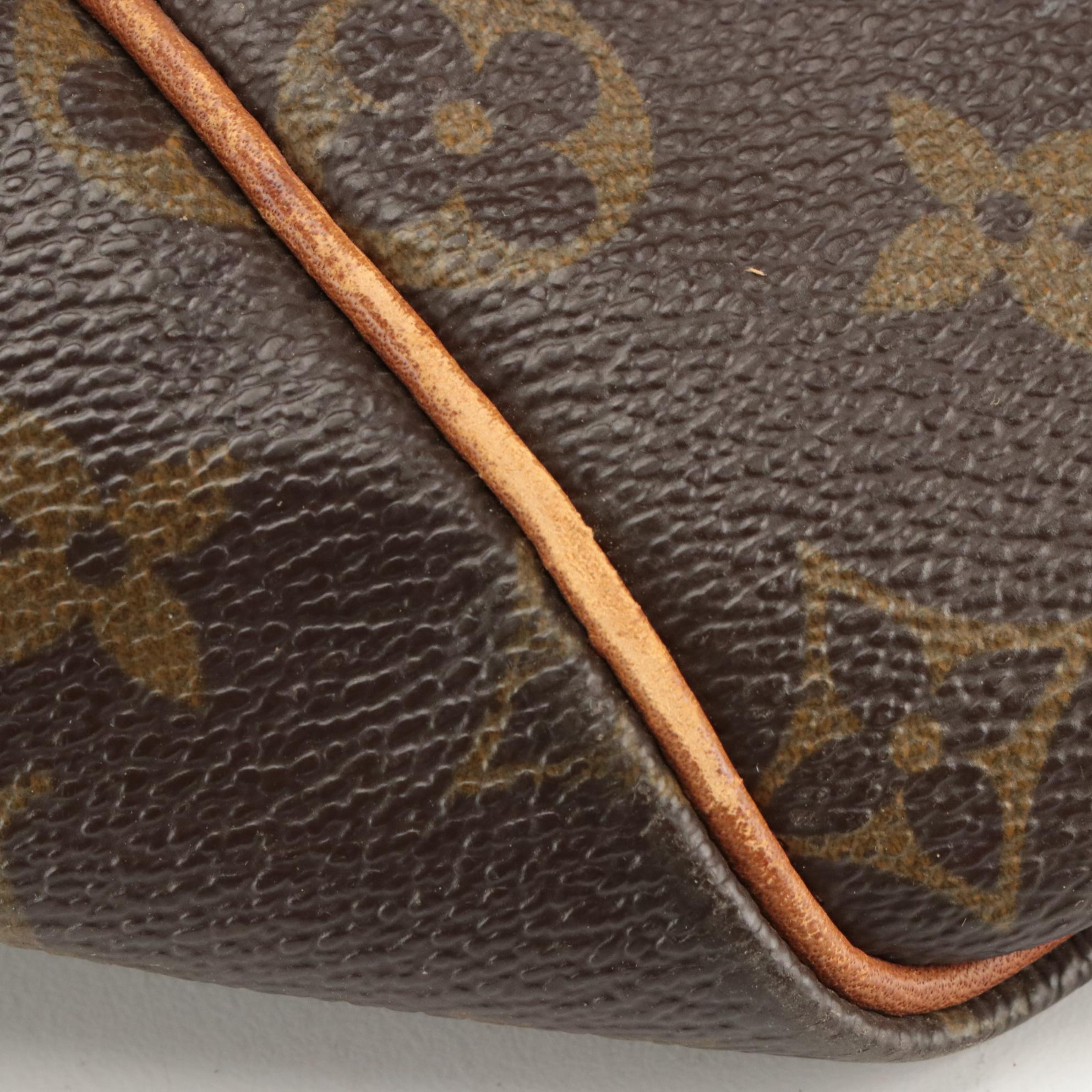 Louis Vuitton Speedy 30 in Monogram Canvas and Vachetta Leather