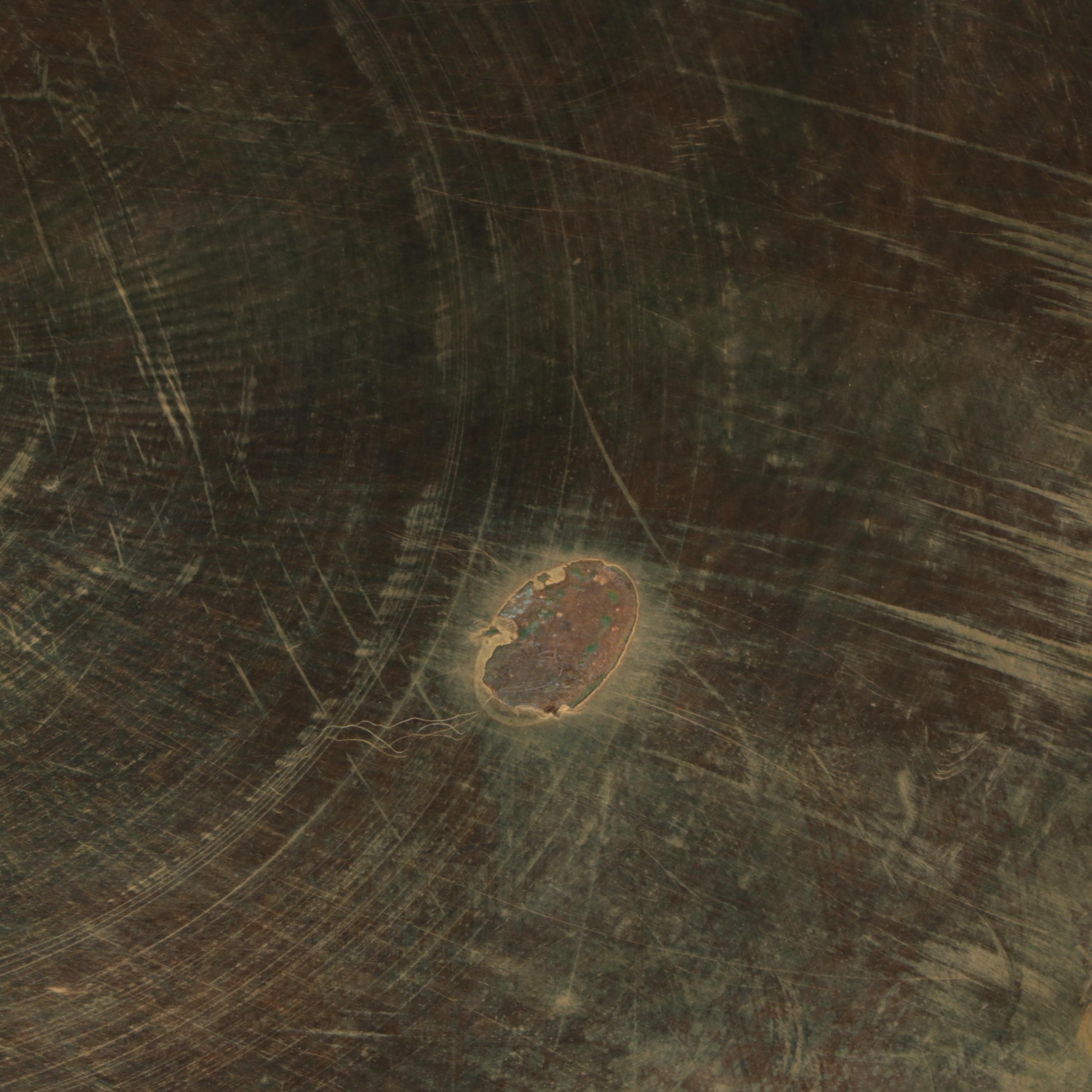 Great City Traders Crystal Orb on Brass Stand with Gallery Tray