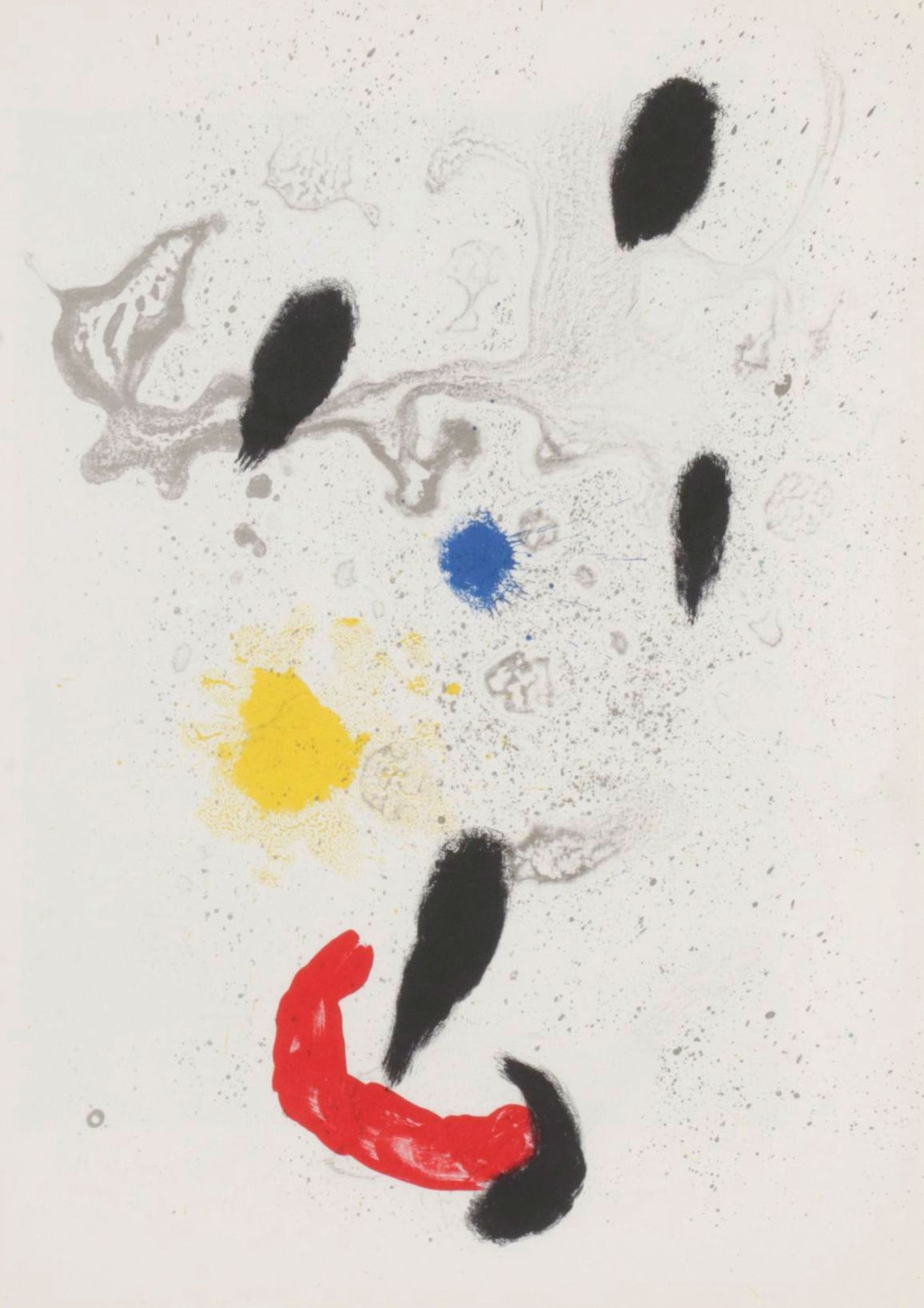 Joan Miró Color Lithograph for "Derrière le Miroir," 1963