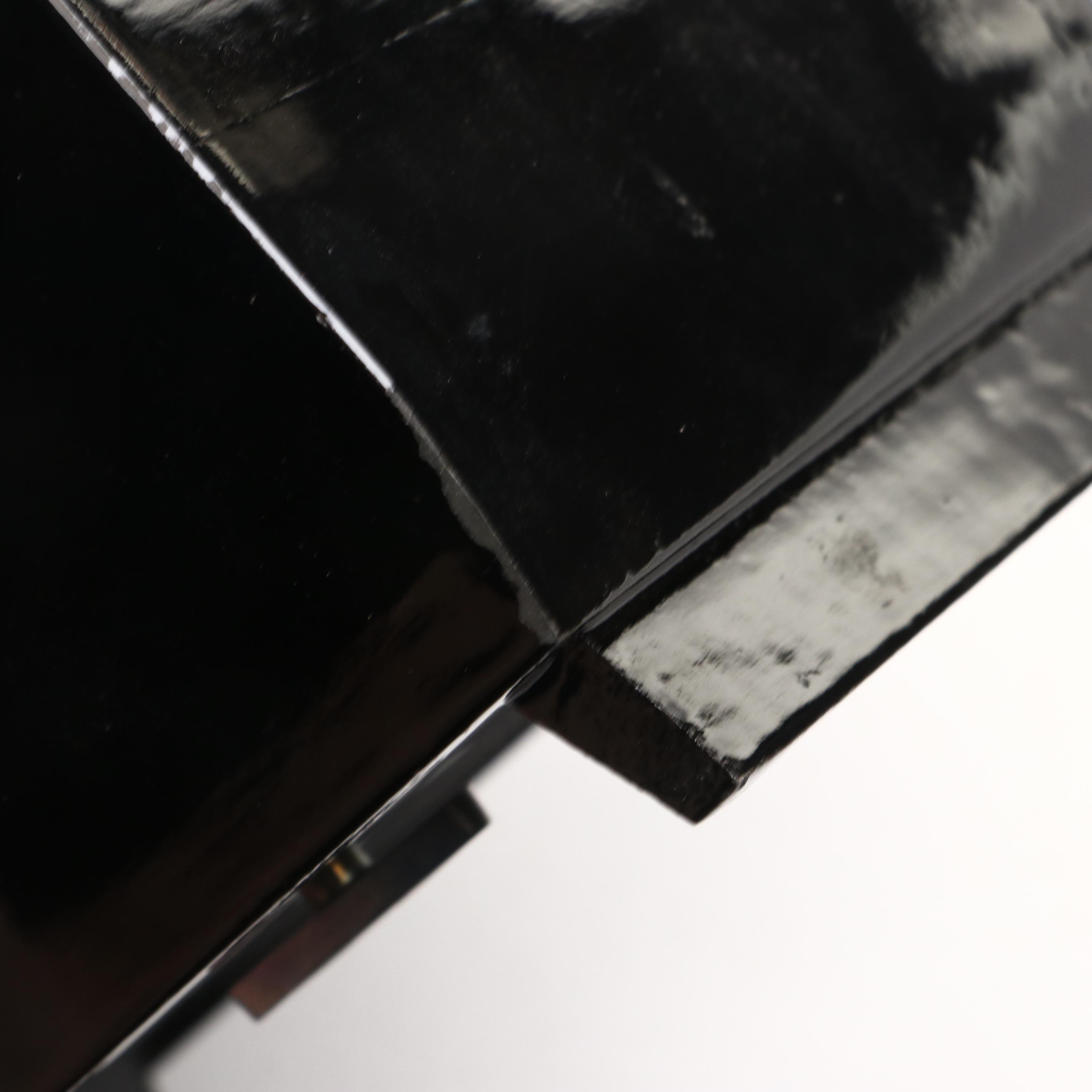 Japanese Lacquer Ware Serving Tray with Sankyo Floral Music Box, Vintage