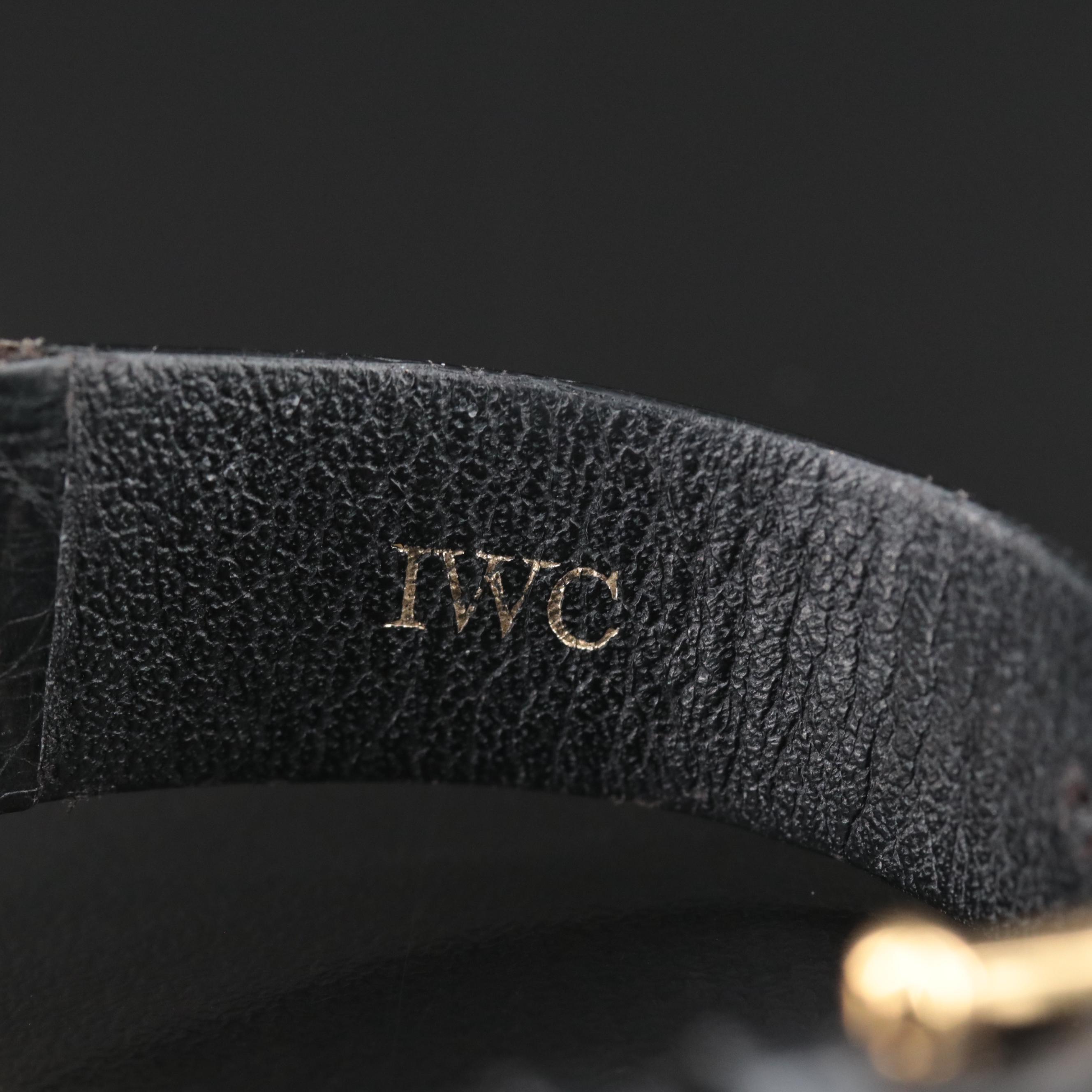 IWC Portofino 18K Gold 34MM Manual Wind Watch