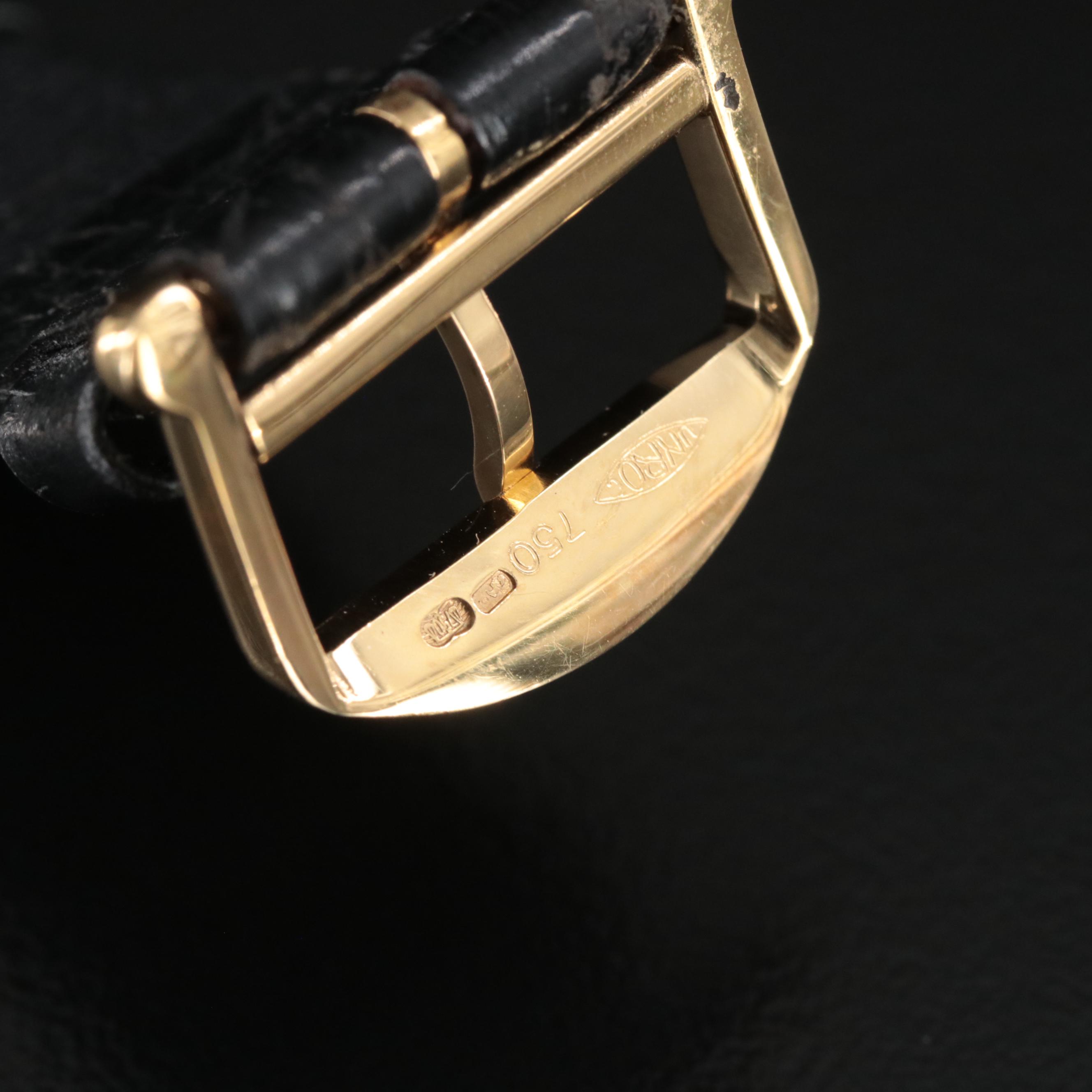 IWC Portofino 18K Gold 34MM Manual Wind Watch