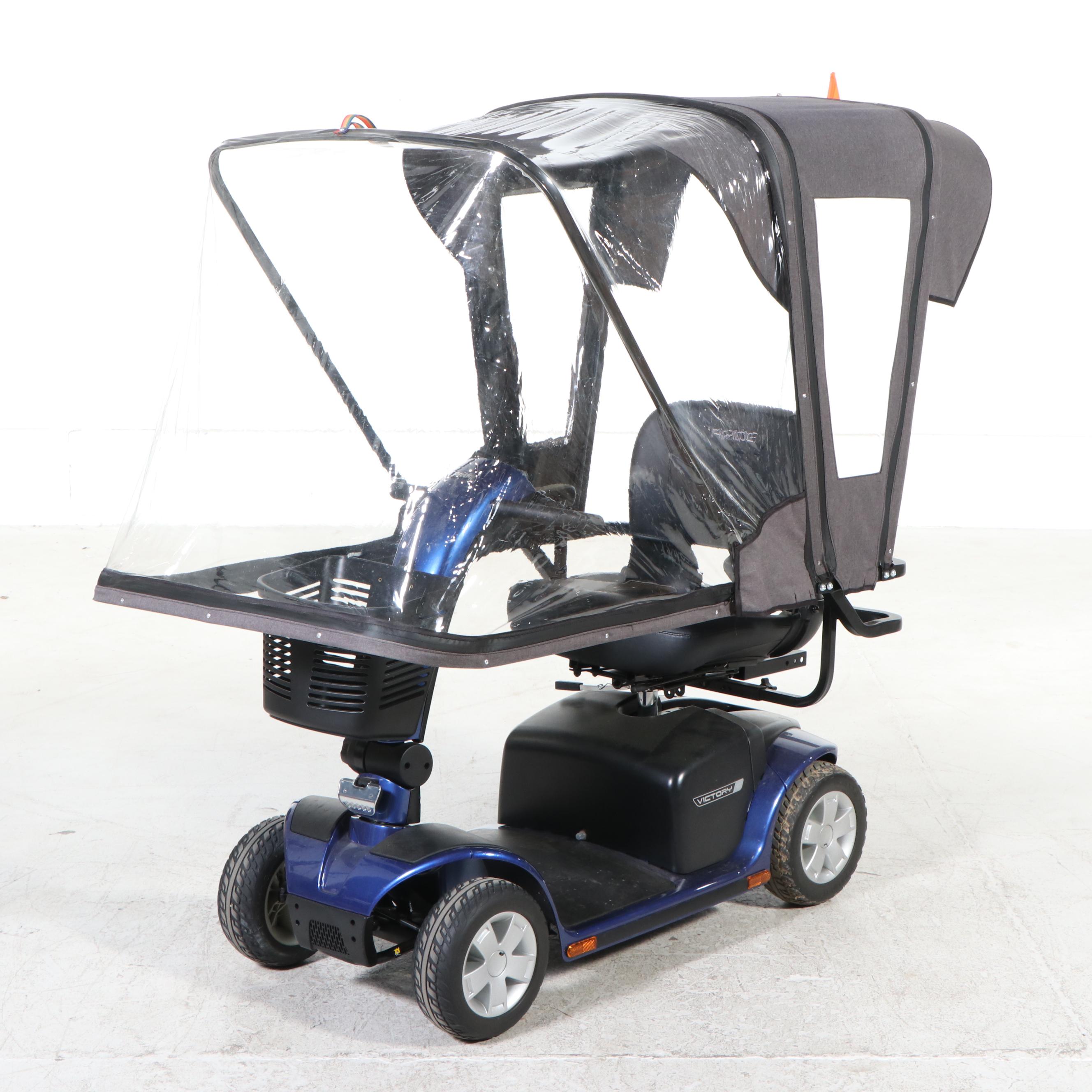 Pride Victory 10 Mobility Scooter with Rain Cover