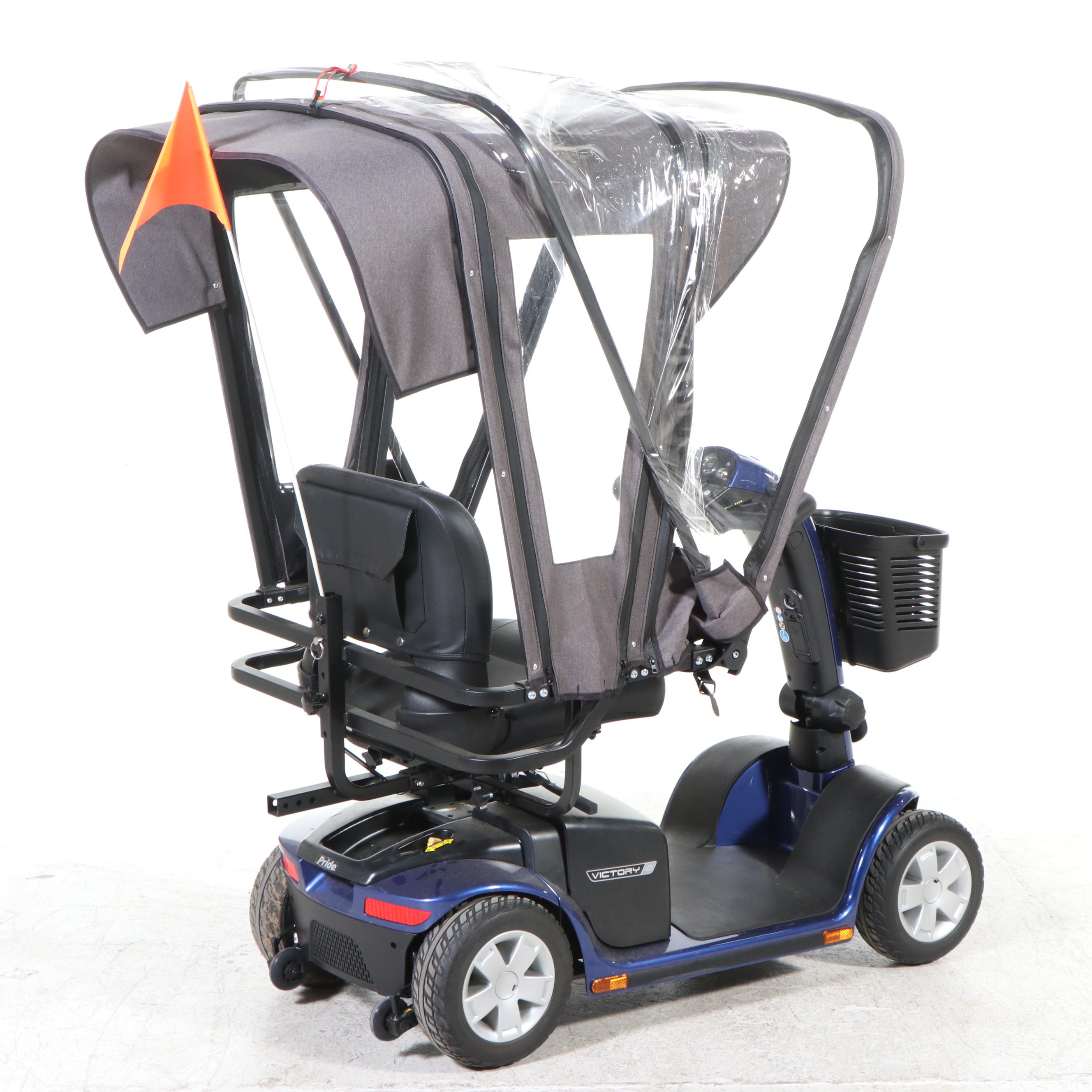 Pride Victory 10 Mobility Scooter with Rain Cover