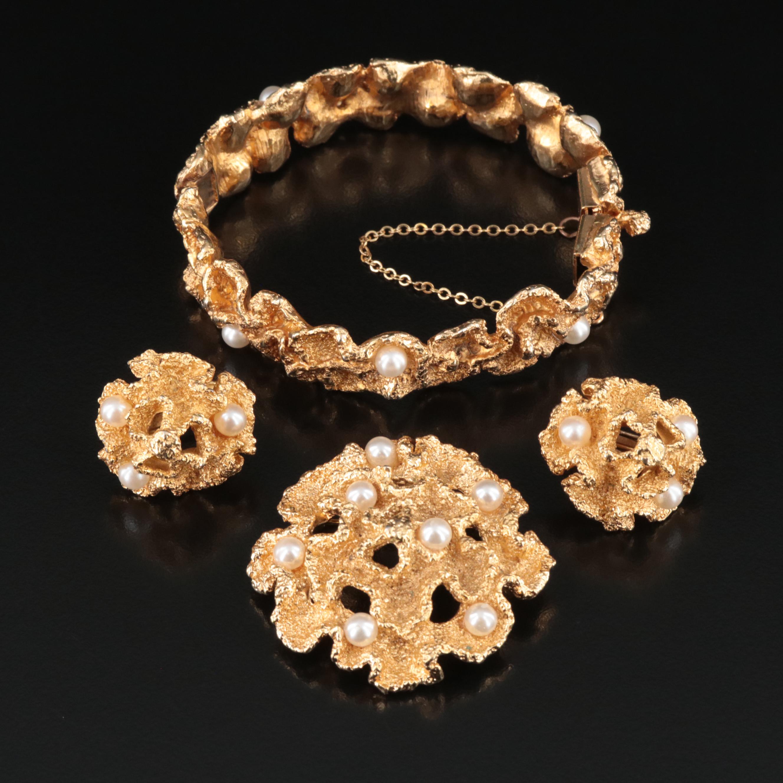 1970s Eugene Bertolli for Napier Parure