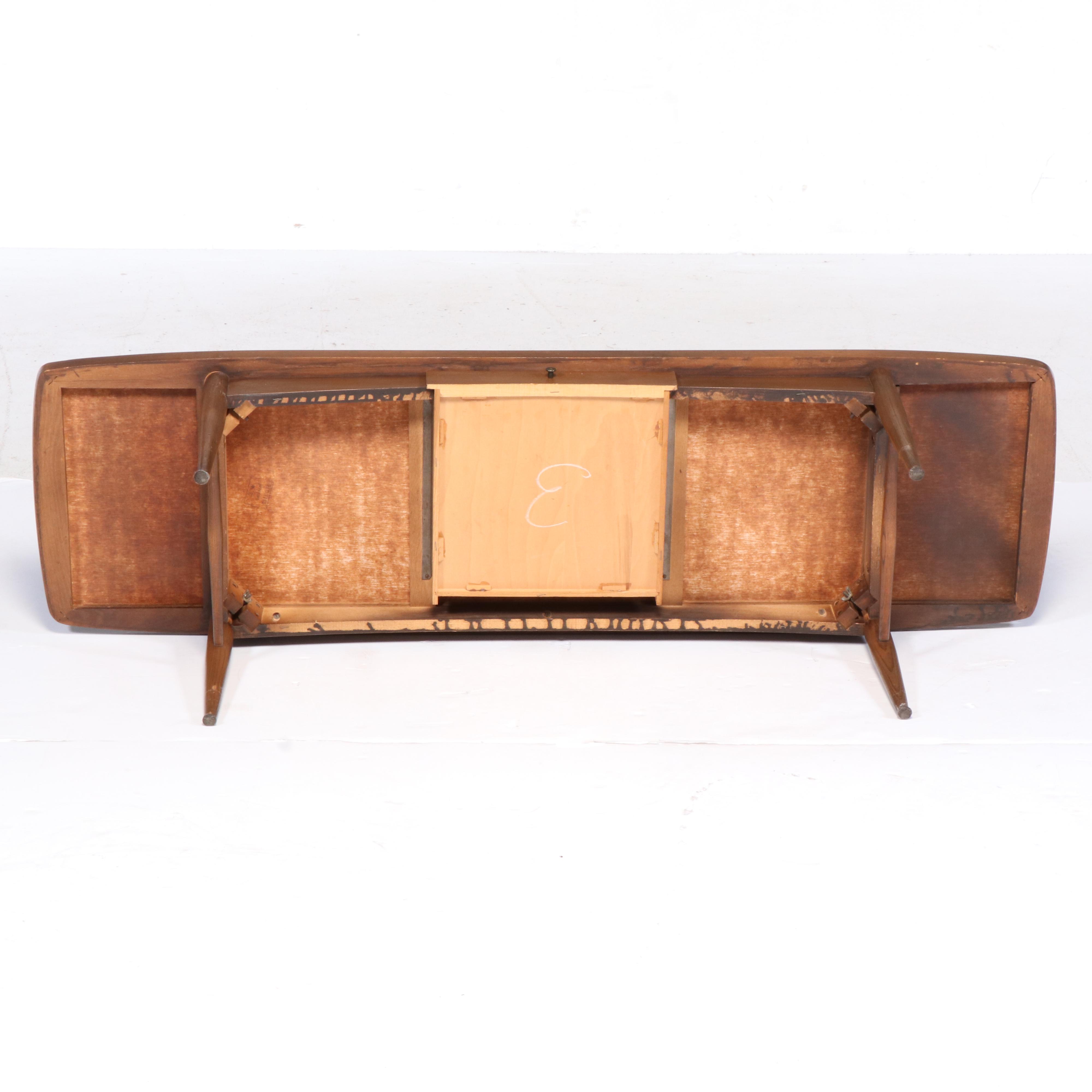 Mid Century Modern Laminate Top Side Table Plus Coffee Table, Incl. Lane