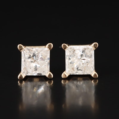 14K 1.16 CTW Diamond Stud Earrings