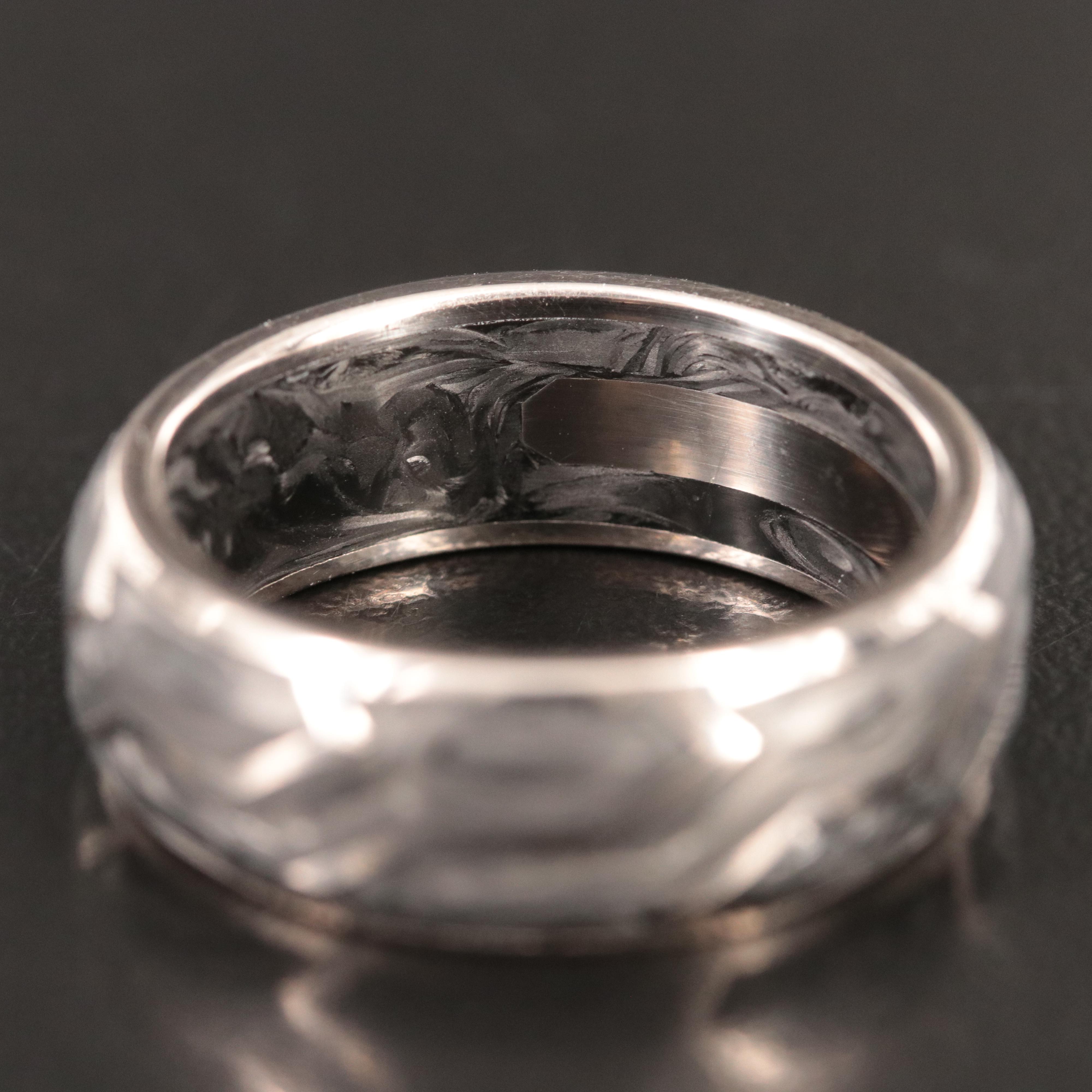 David Yurman 18K Forged Carbon Band