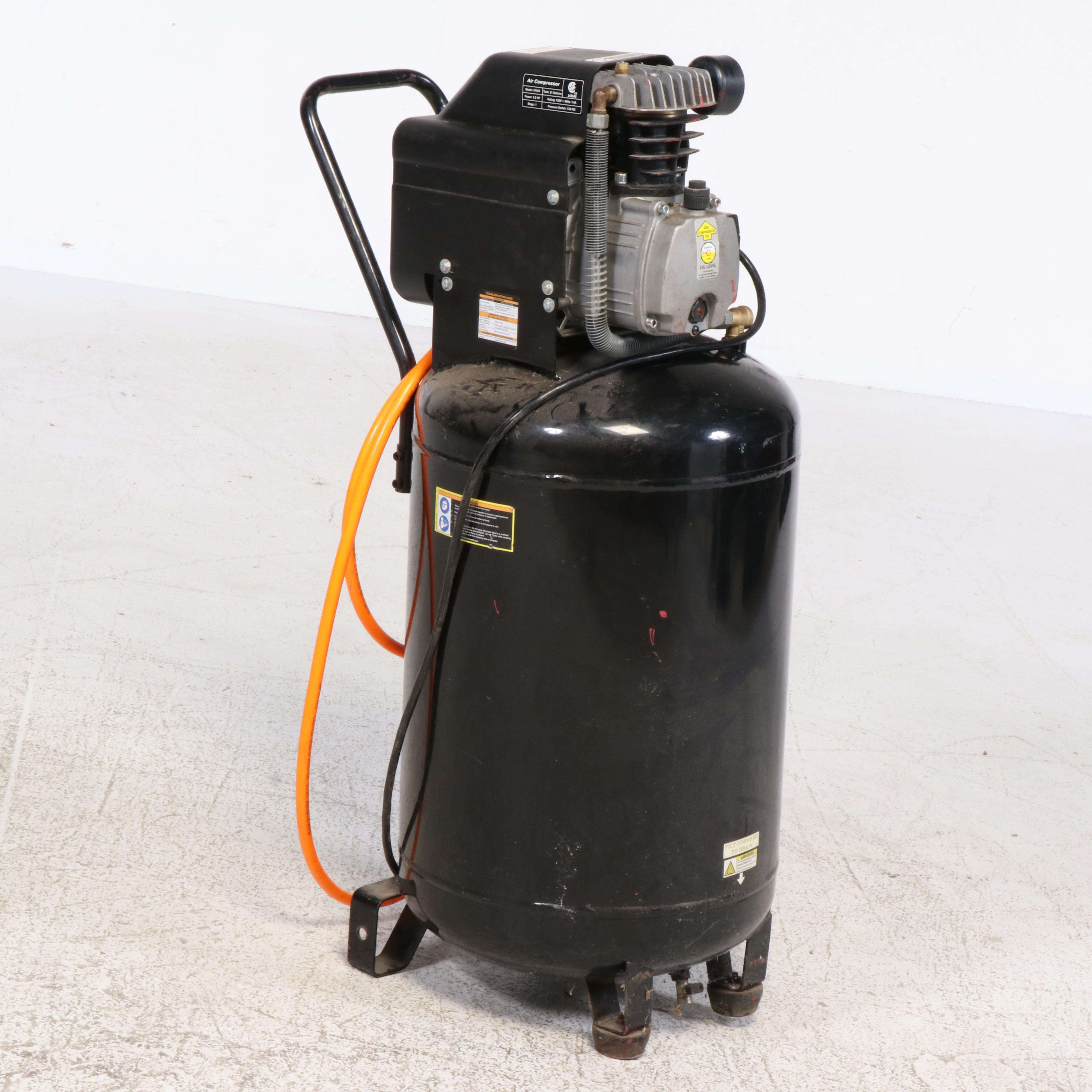 Central Pneumatic 125 PSI, 2.5 Horsepower Air Compressor