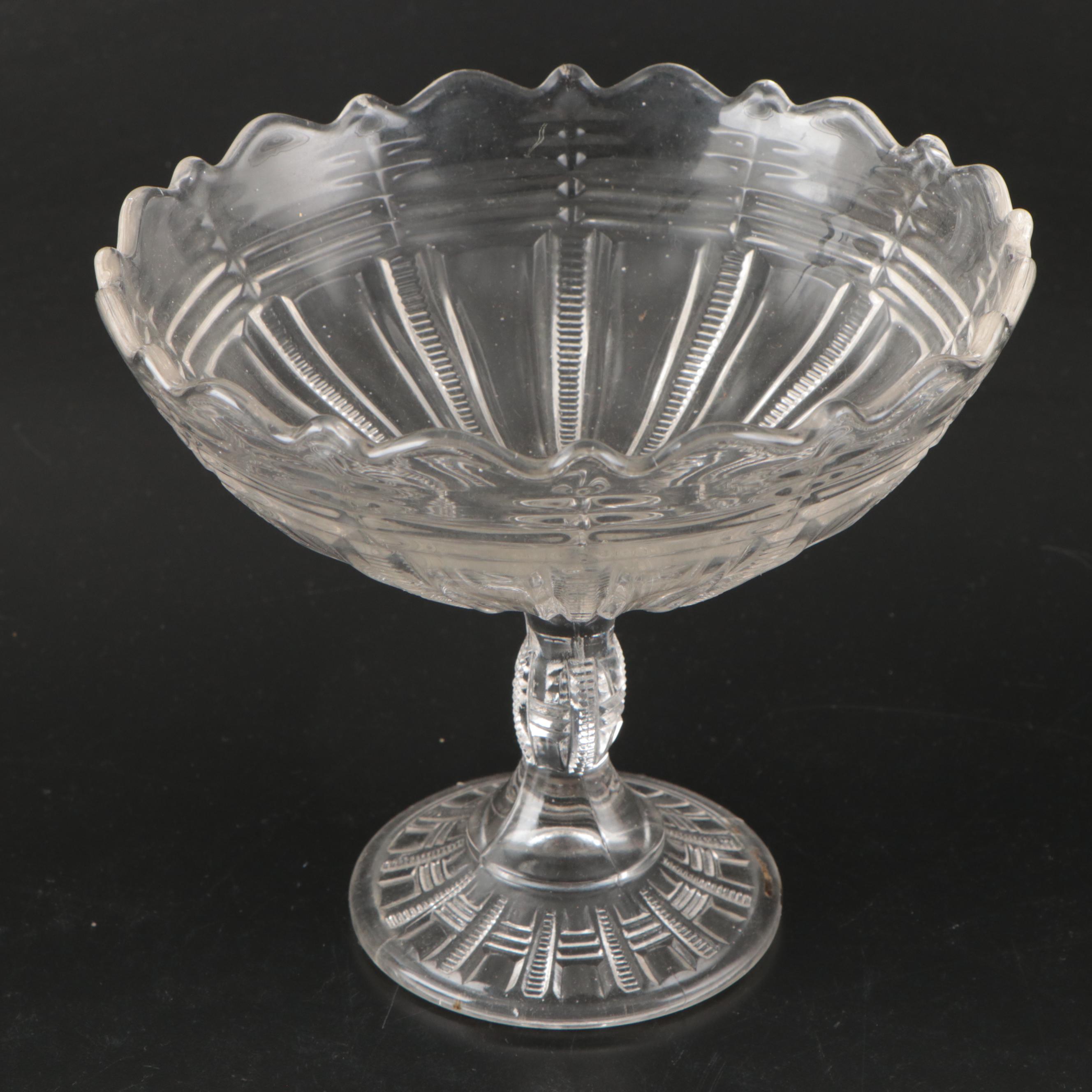 Indiana Glass "Laurel" Handled Bowl with More Glass Serveware