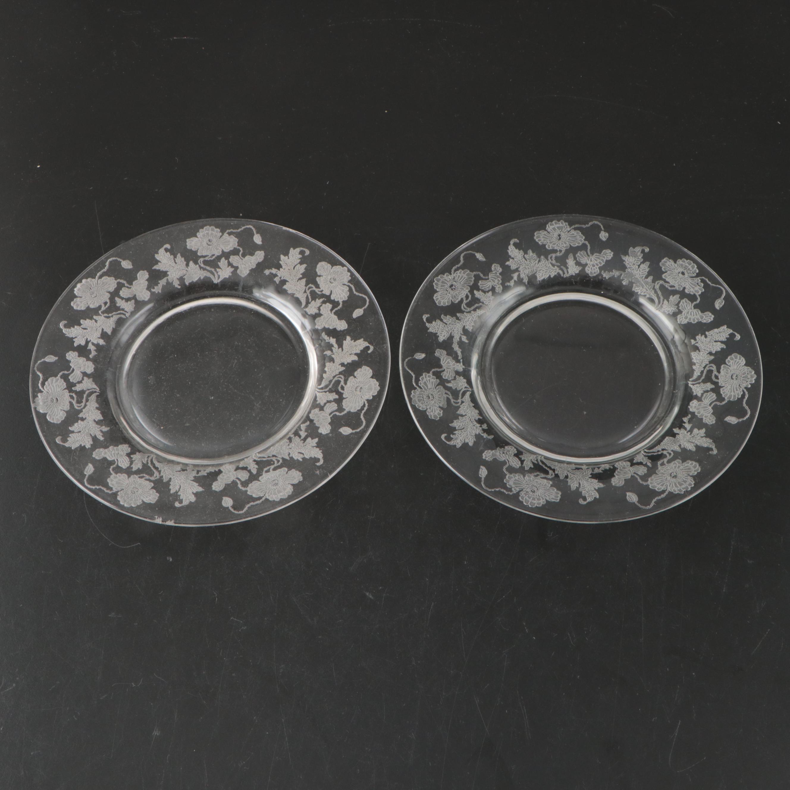 Indiana Glass "Laurel" Handled Bowl with More Glass Serveware