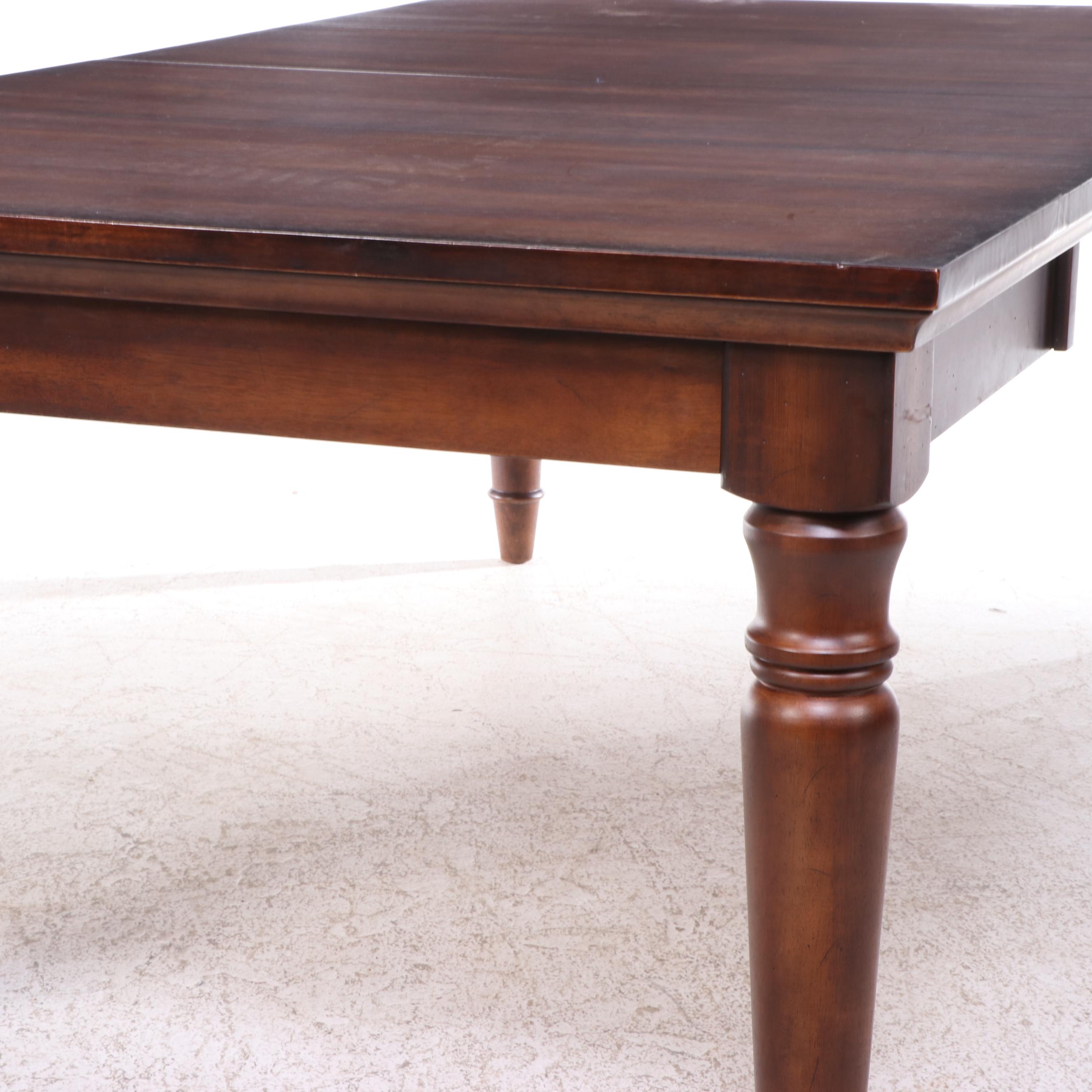 Shaker Style Walnut Finish Five Piece Dining Set