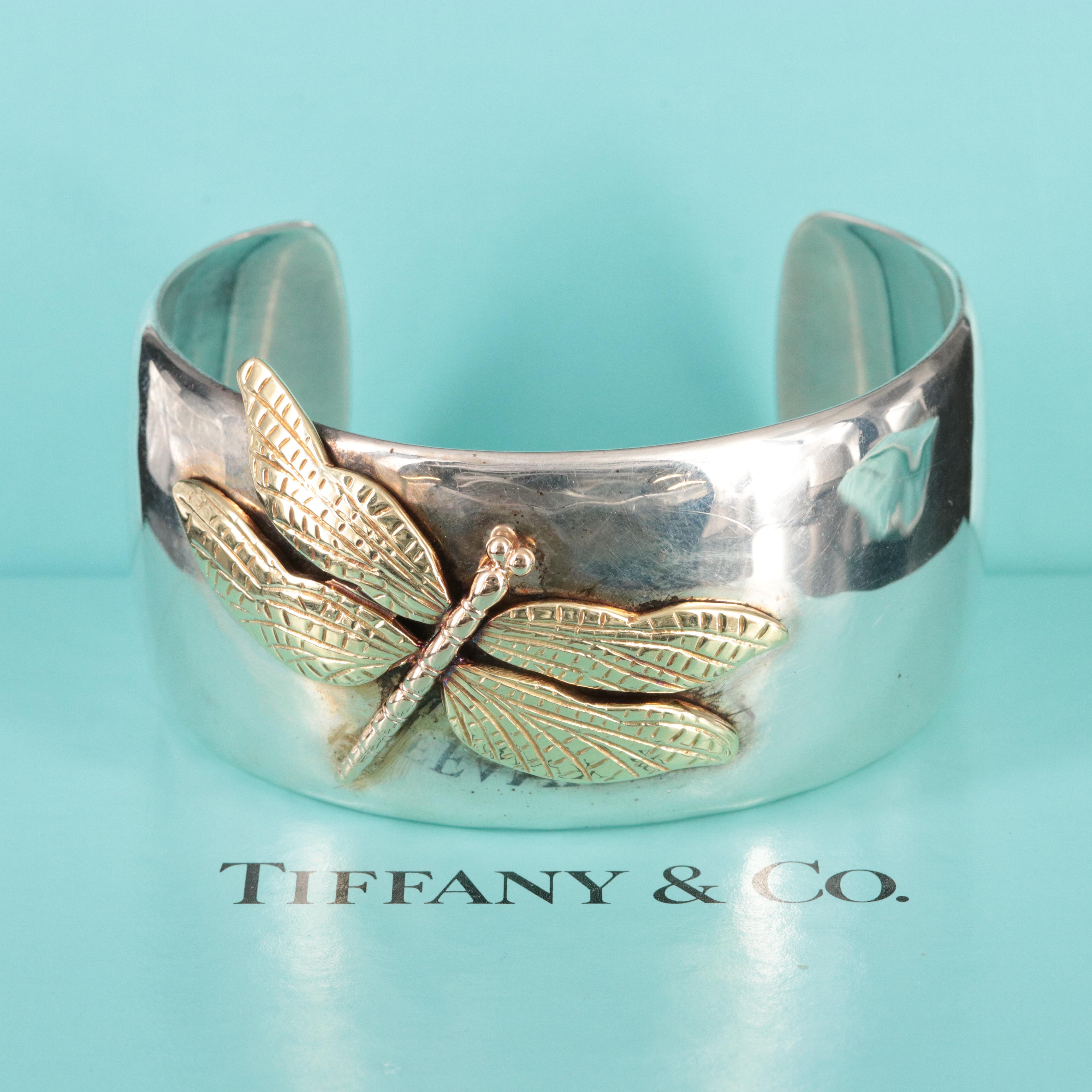 Tiffany dragonfly cuff deals