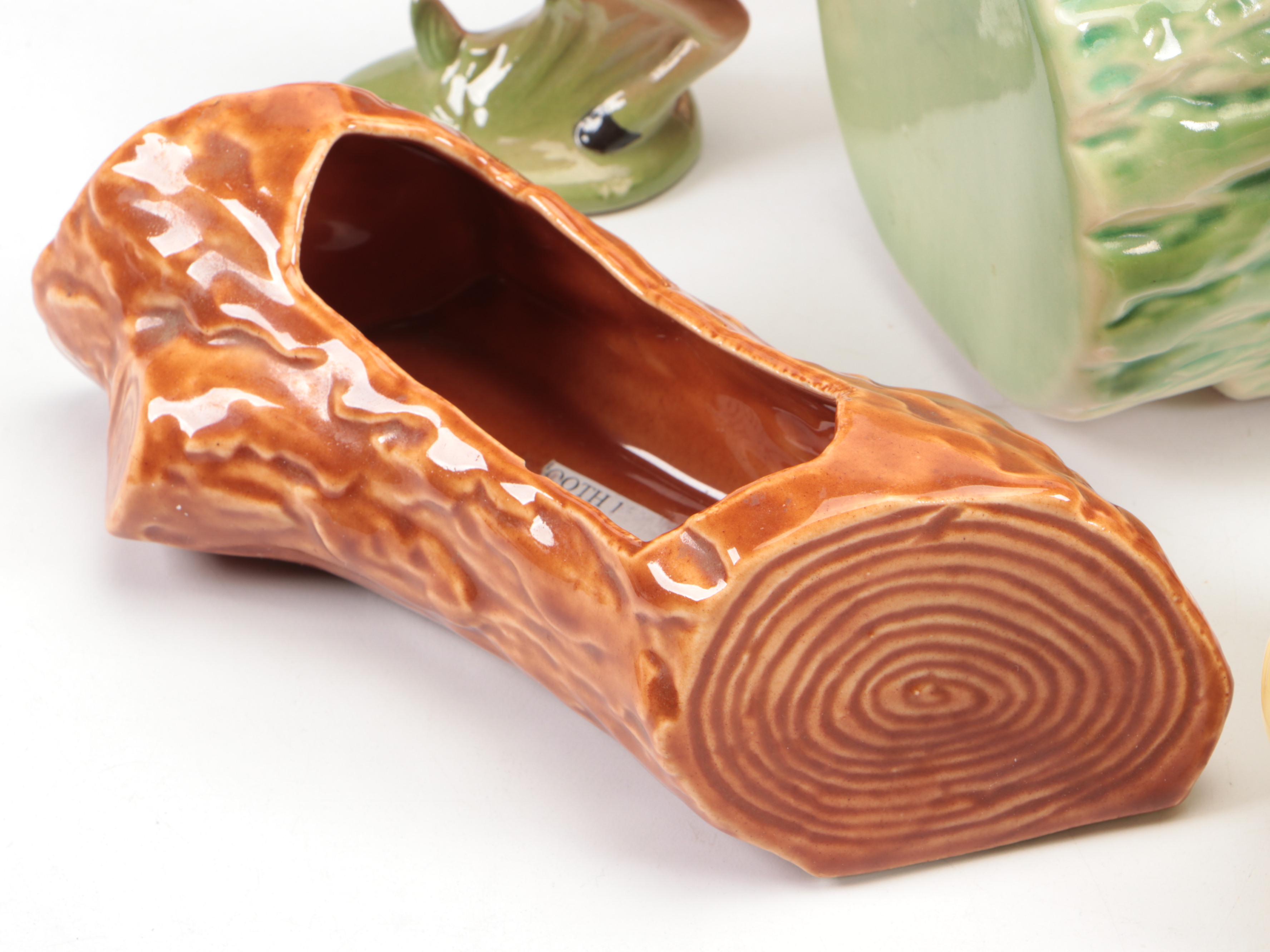 Shawnee Pottery Deer Planter with Ceramic Forest Themed Décor and Planters