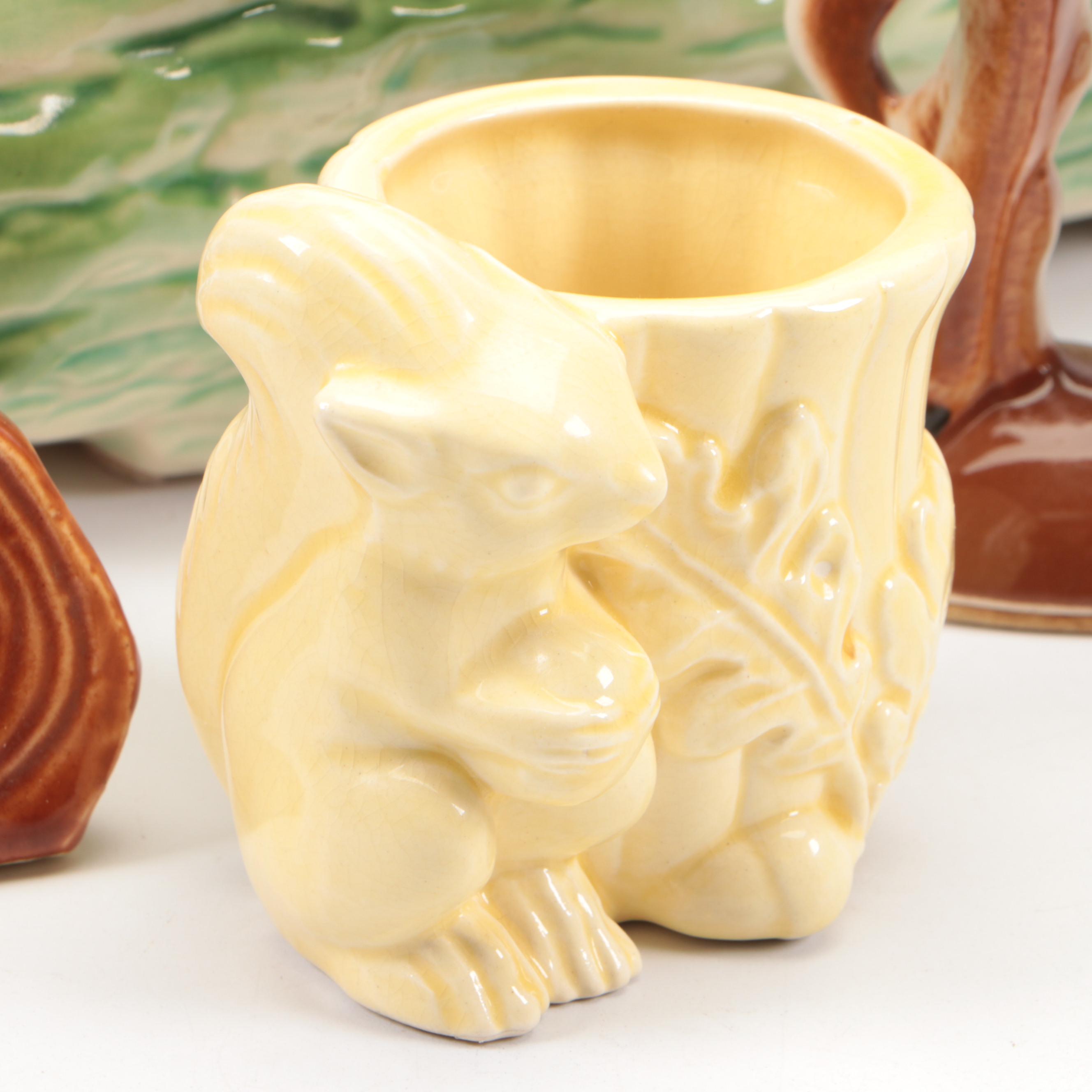 Shawnee Pottery Deer Planter with Ceramic Forest Themed Décor and Planters