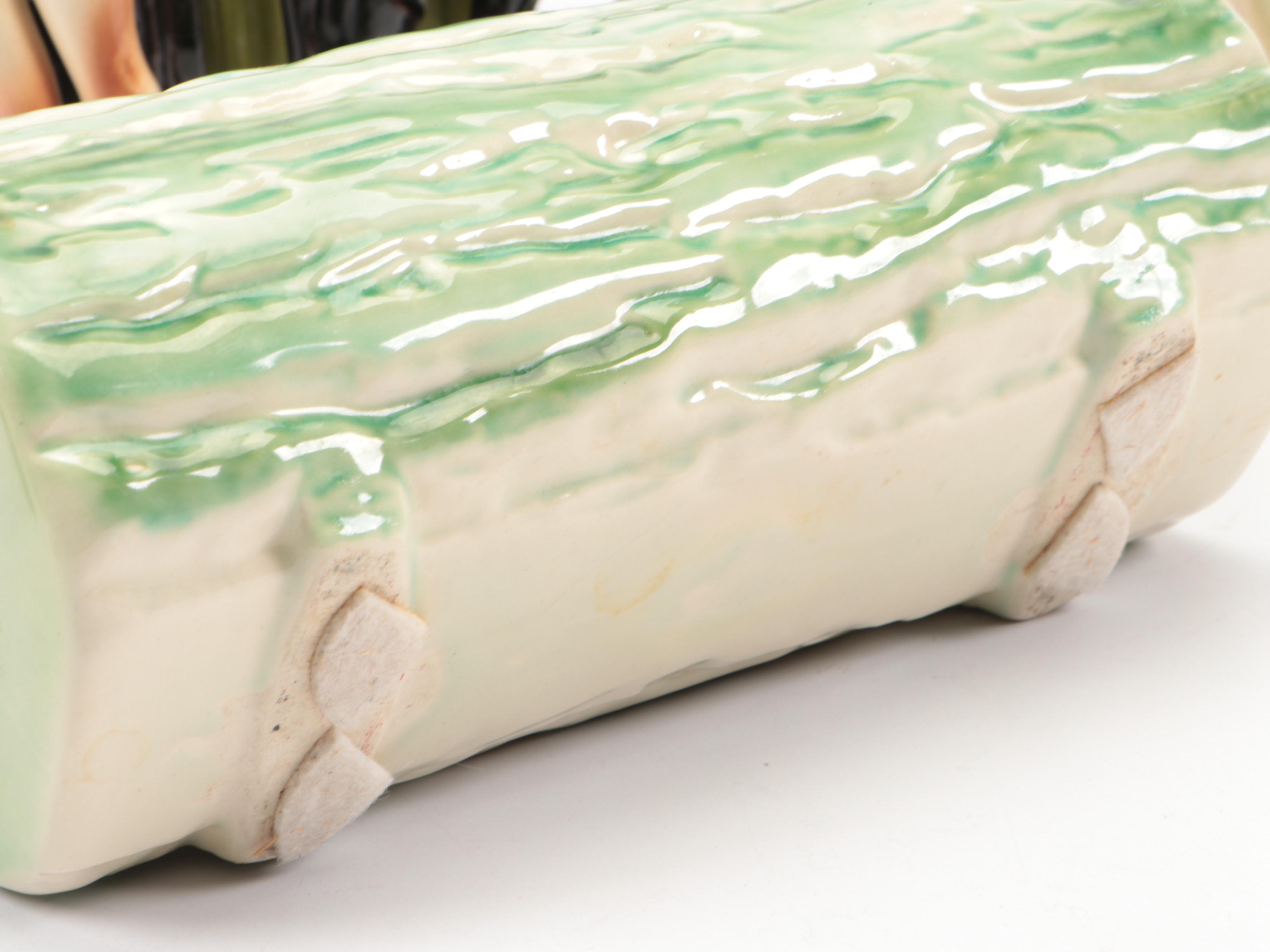 Shawnee Pottery Deer Planter with Ceramic Forest Themed Décor and Planters