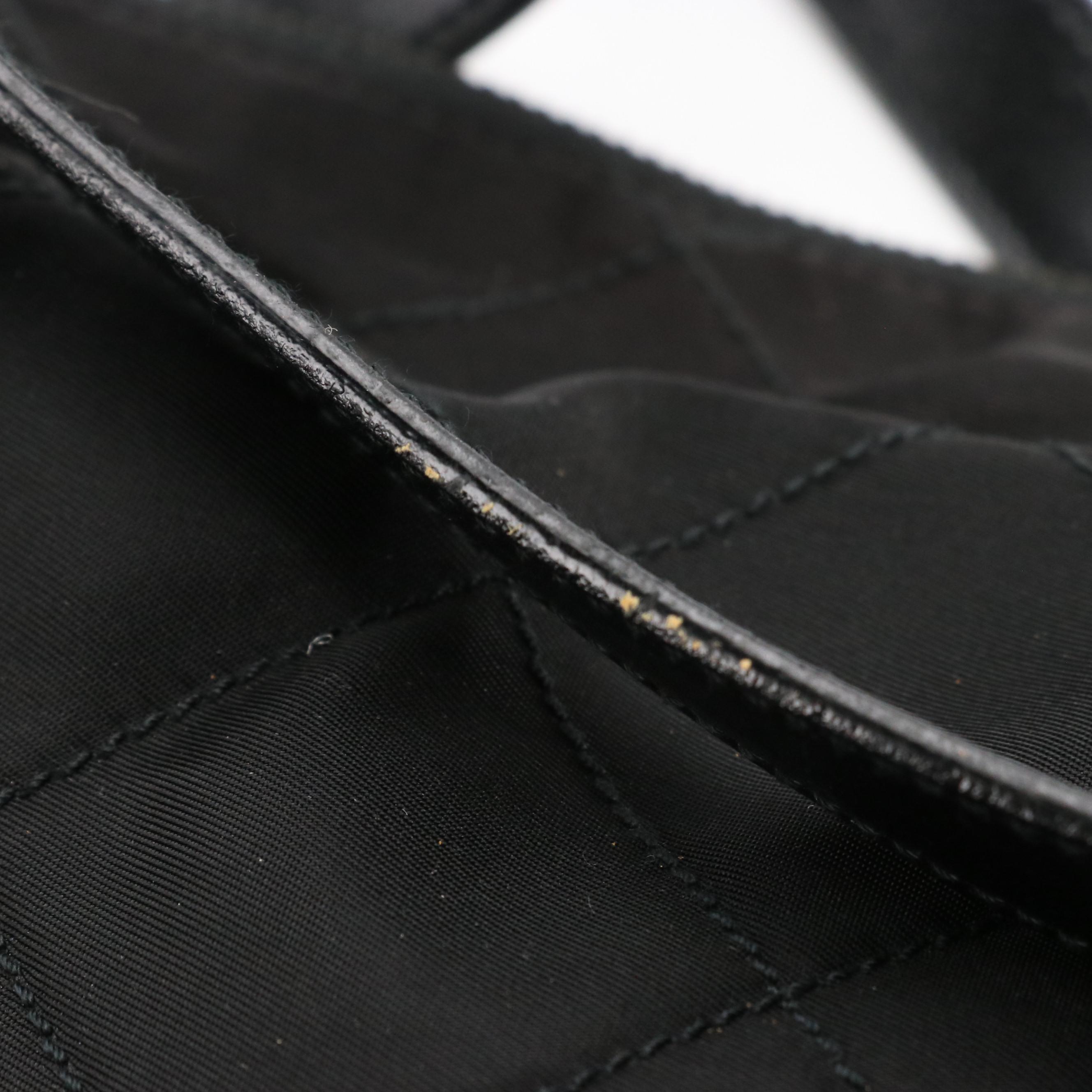 Prada Stitch Bag B9853 in Quilted Nylon with Leather Trim