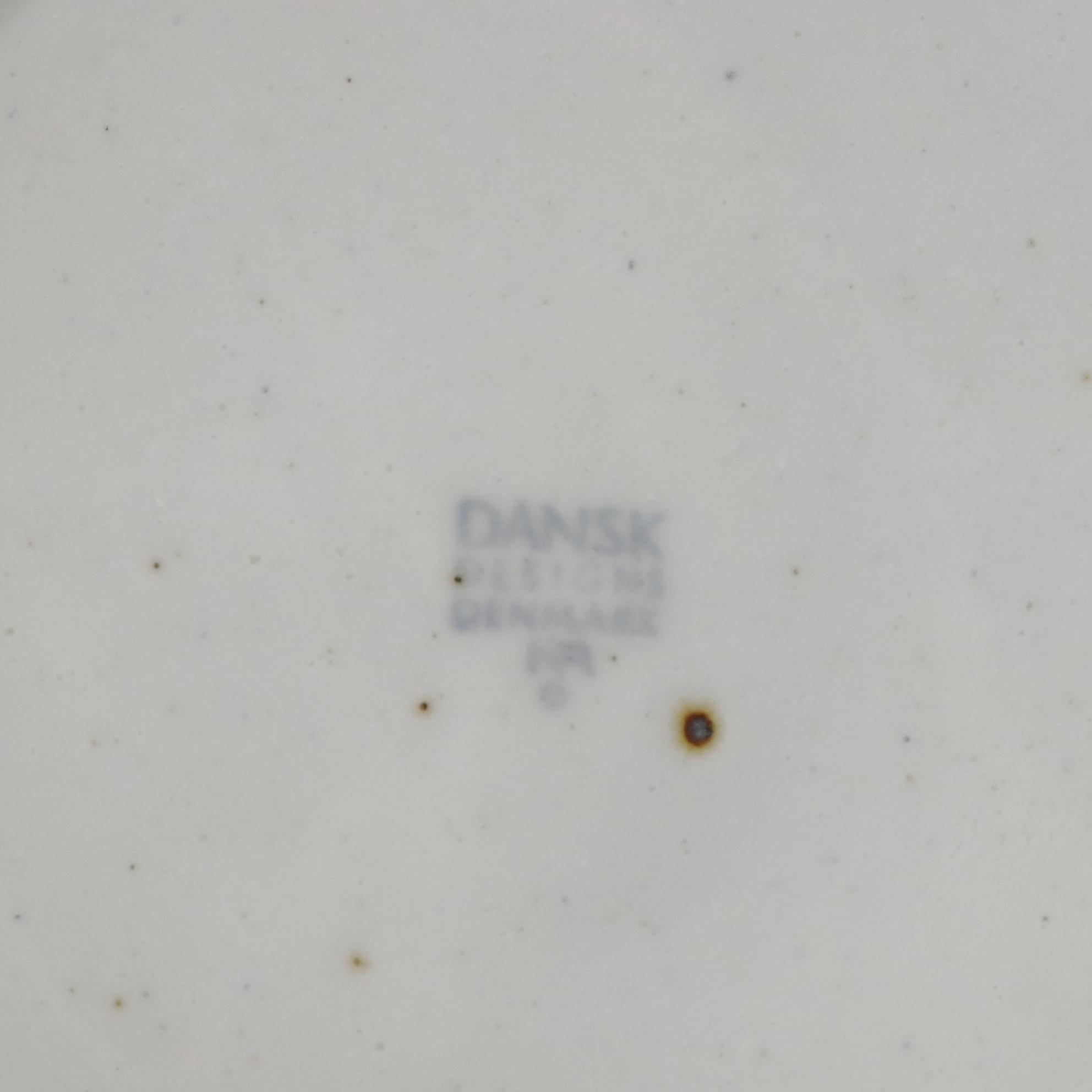 Dansk "Brown Mist" Dinnerware Collection With Original Geometric Handles