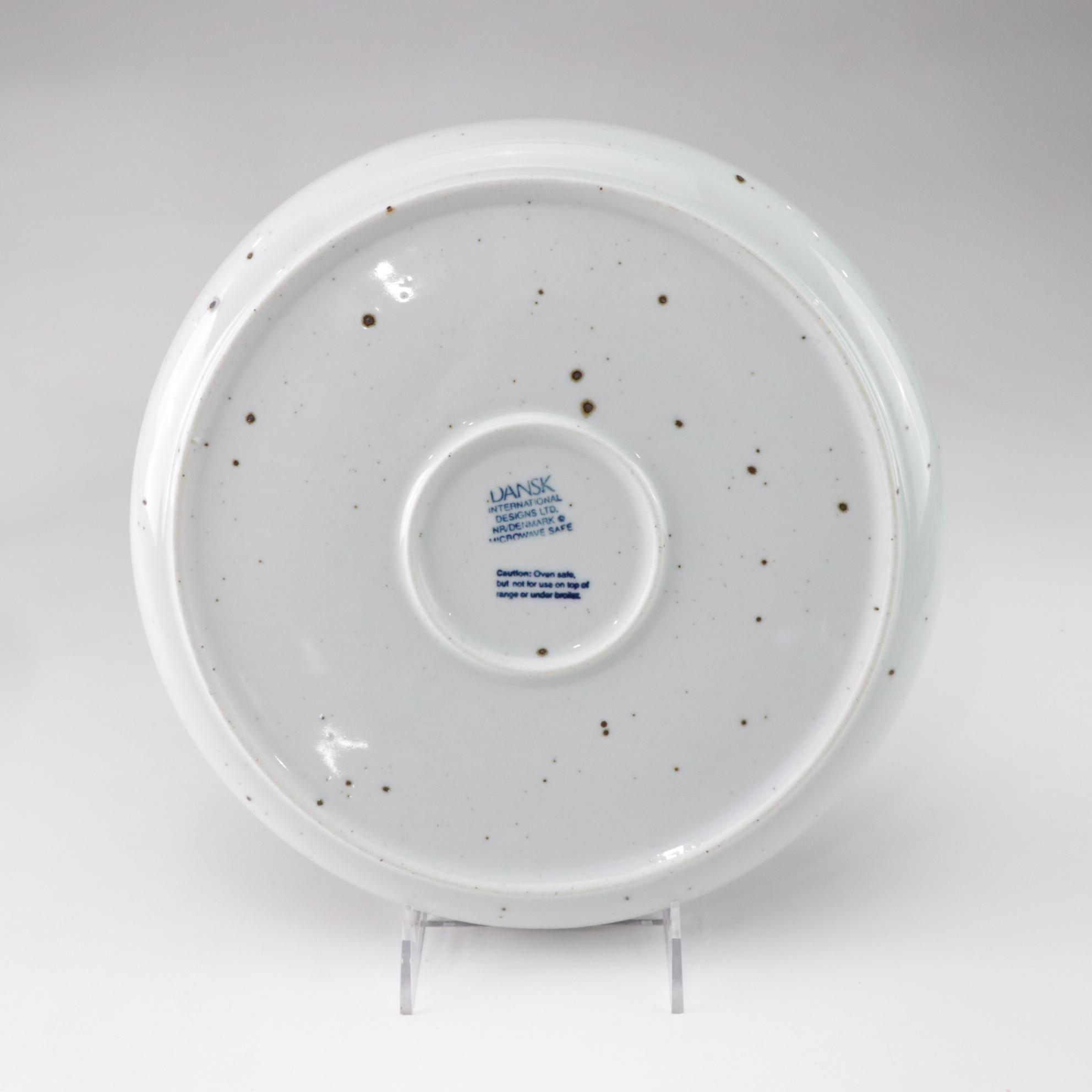 Dansk "Brown Mist" Dinnerware Collection With Original Geometric Handles