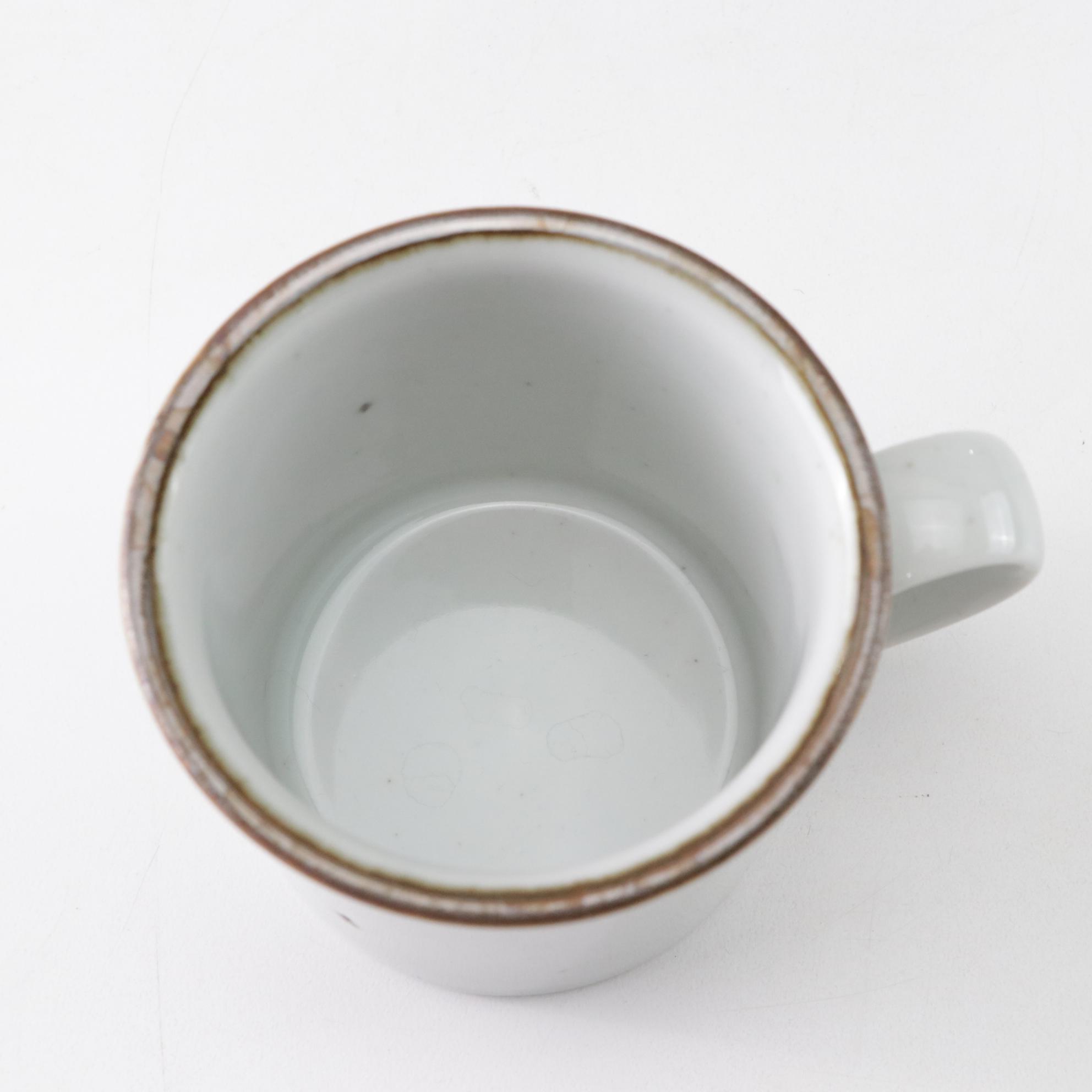 Dansk "Brown Mist" Dinnerware Collection With Original Geometric Handles