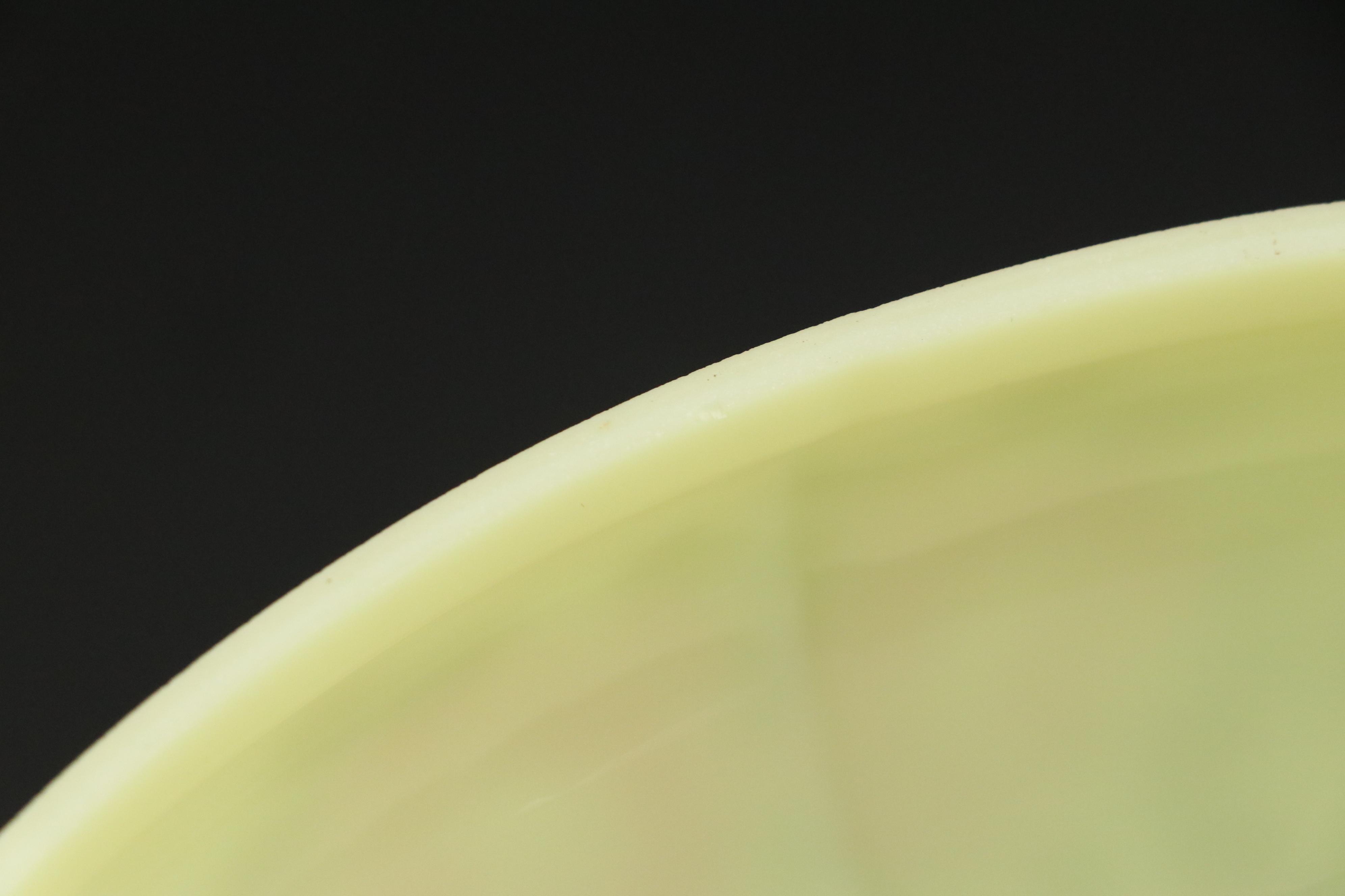 Fenton "Burmese" Glass Parlor Lamp with Hand-Painted Roses