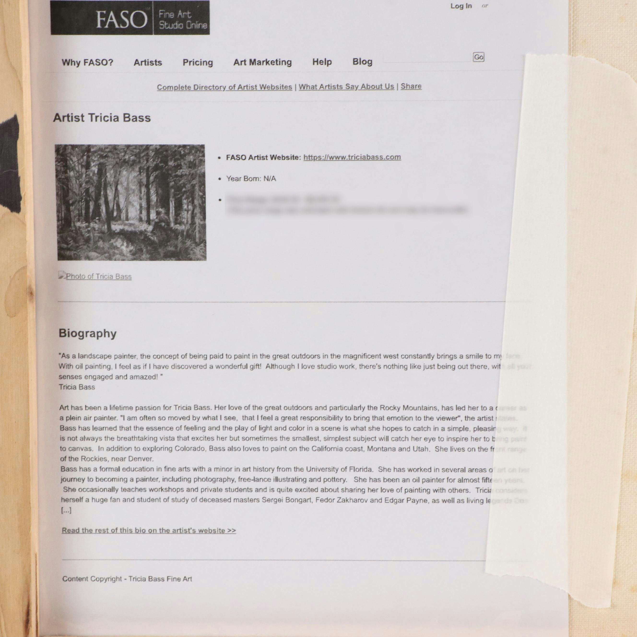 Tricia Bass Oil Painting of Dog "Bella's Daisies"