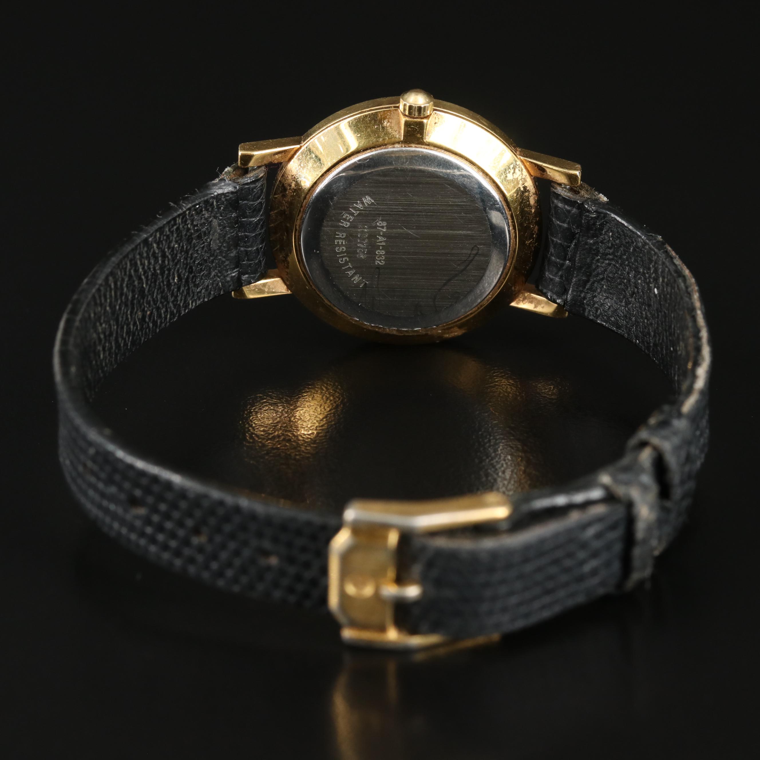 Movado Museum Gold Dial Swiss Quartz Watch