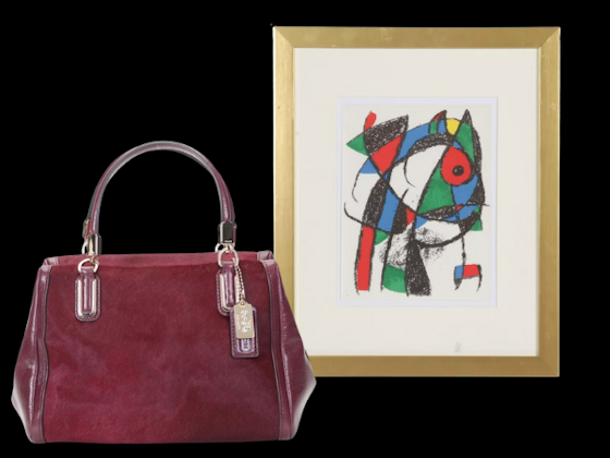 Designer Handbags, Art & Furnishings