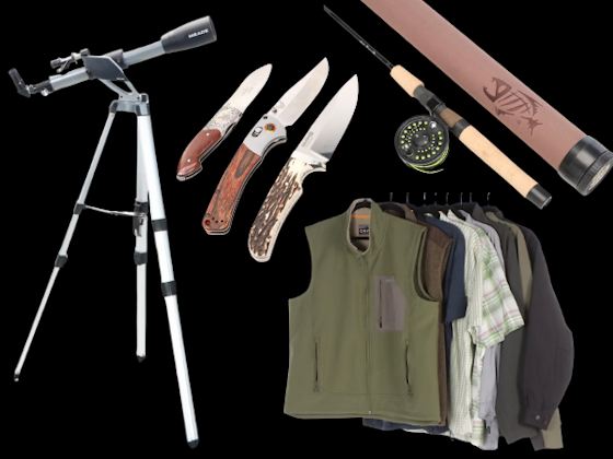 The Great Outdoors: Hunting & Fishing Equipment, Accessories & Clothing