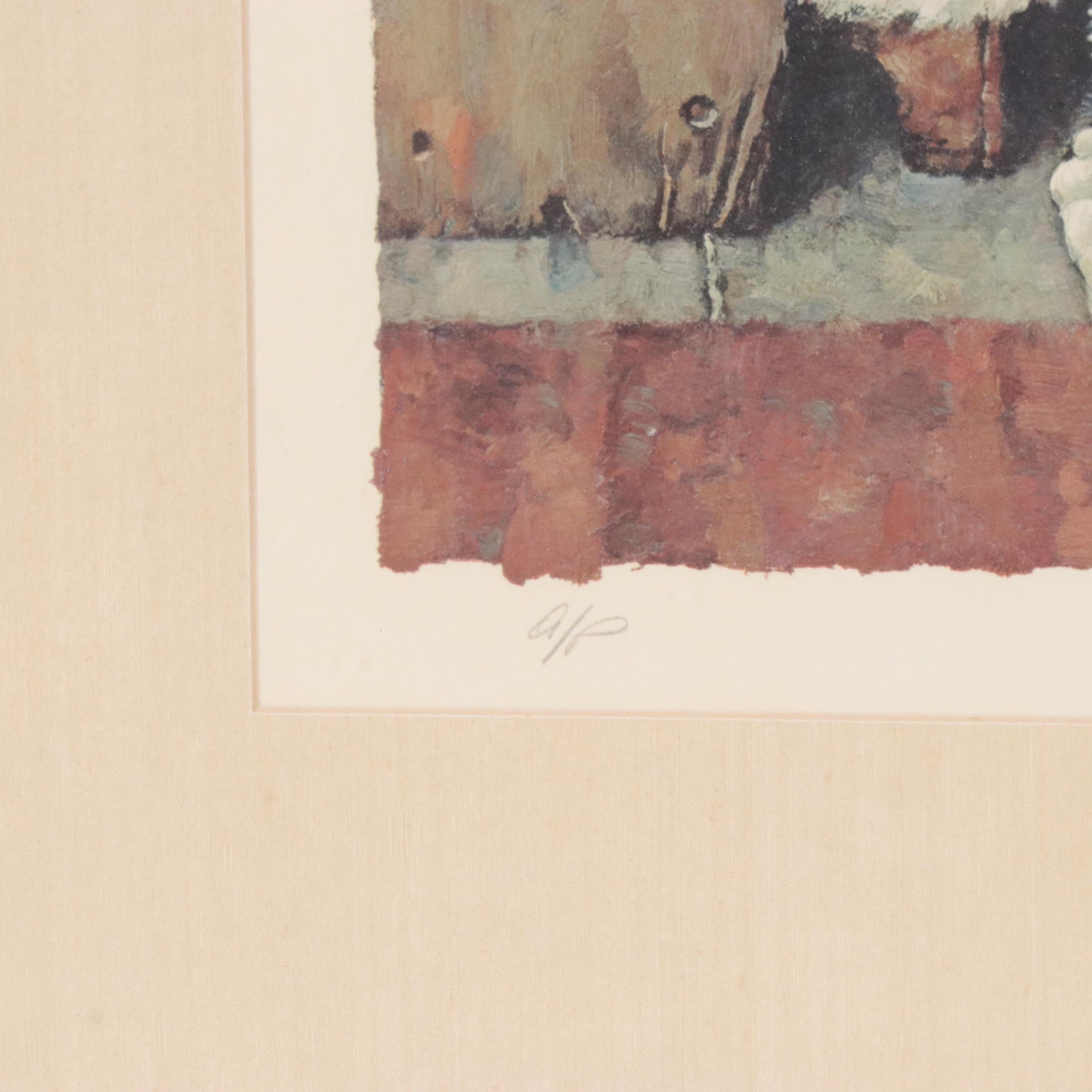 Norman Rockwell Color Lithograph "Tom Sawyer, Dog and Beetle," 1971