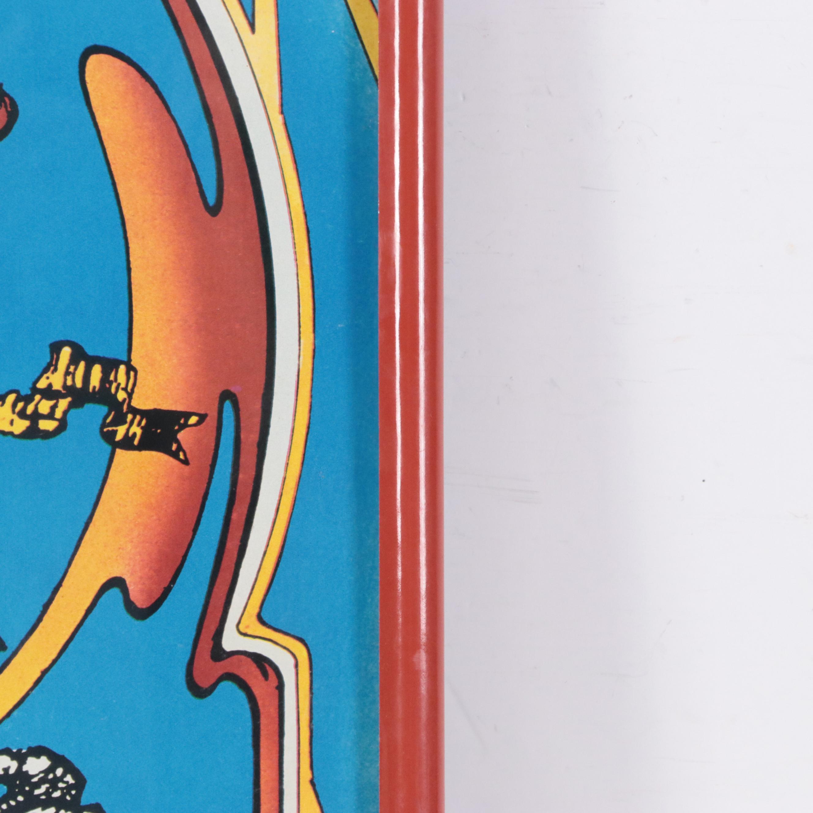 Offset Lithograph Grateful Dead Skull and Roses Poster, 1984