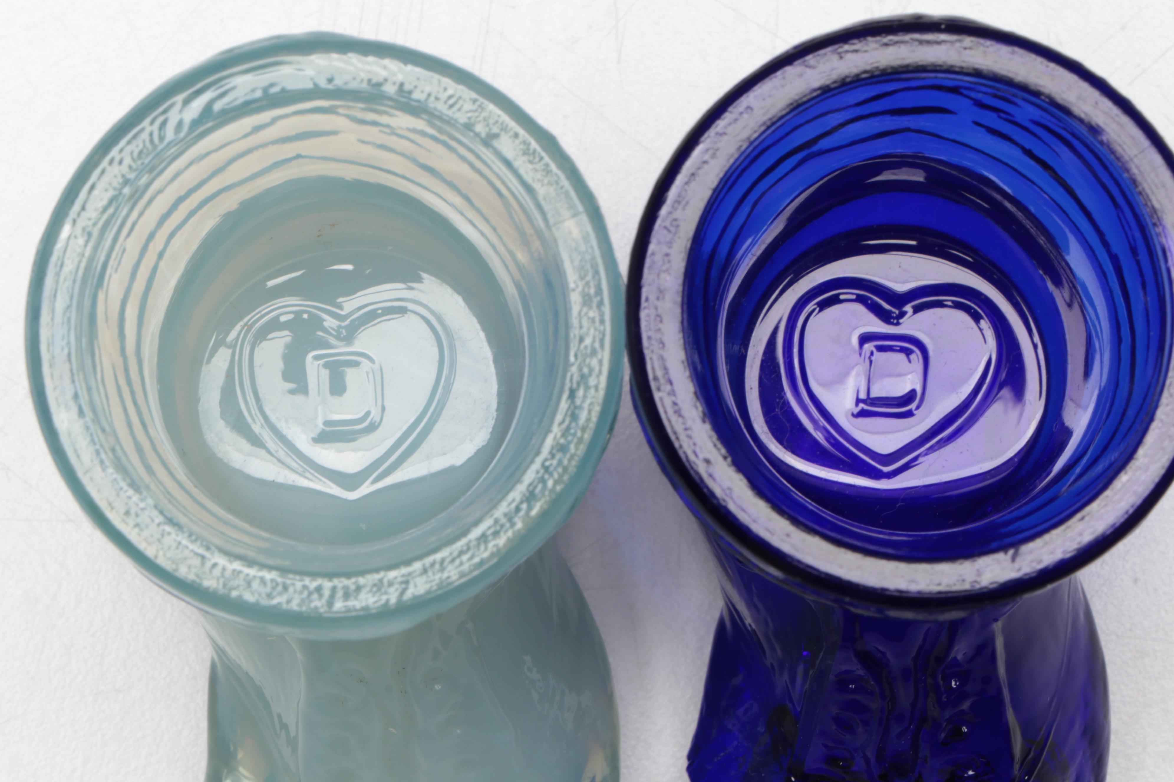 Degenhart Crystal Art Glass and More Glass Figural Toothpick Holders