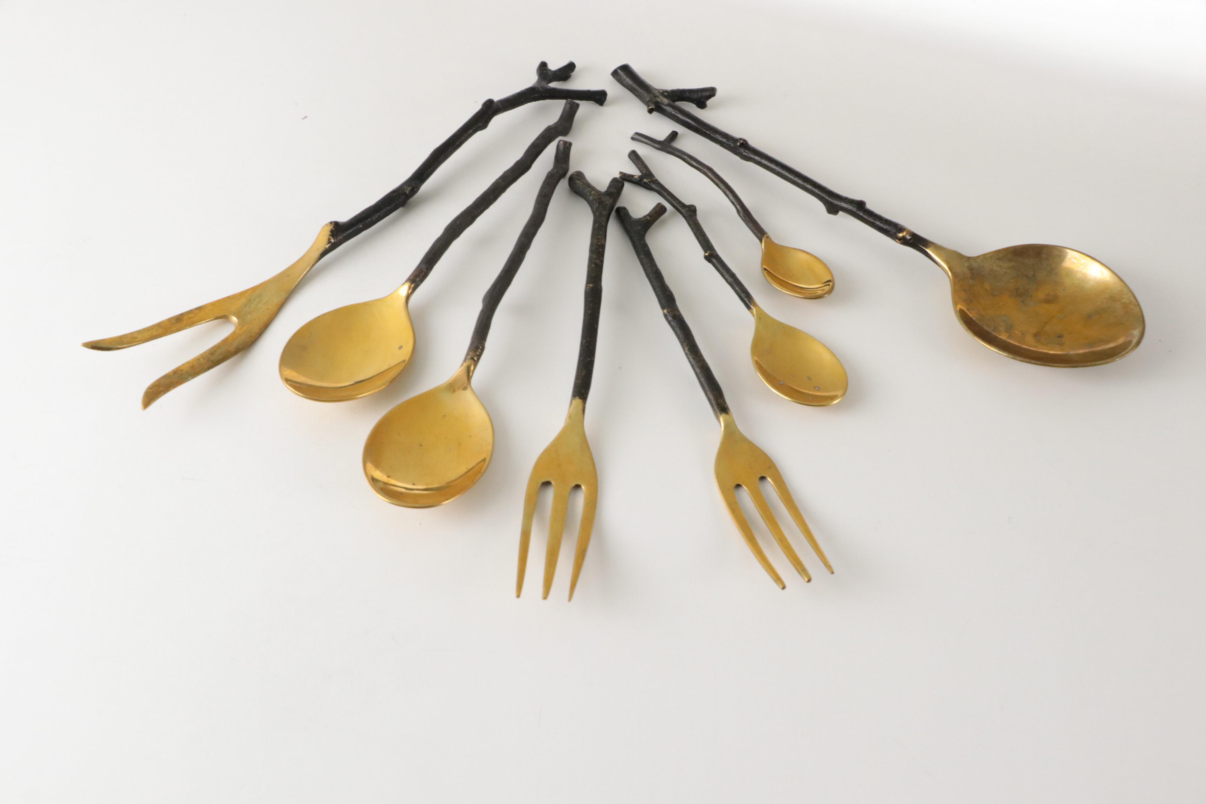 Pottery Barn "Branches" Dinner Forks, Salad Forks, Spoons, and More