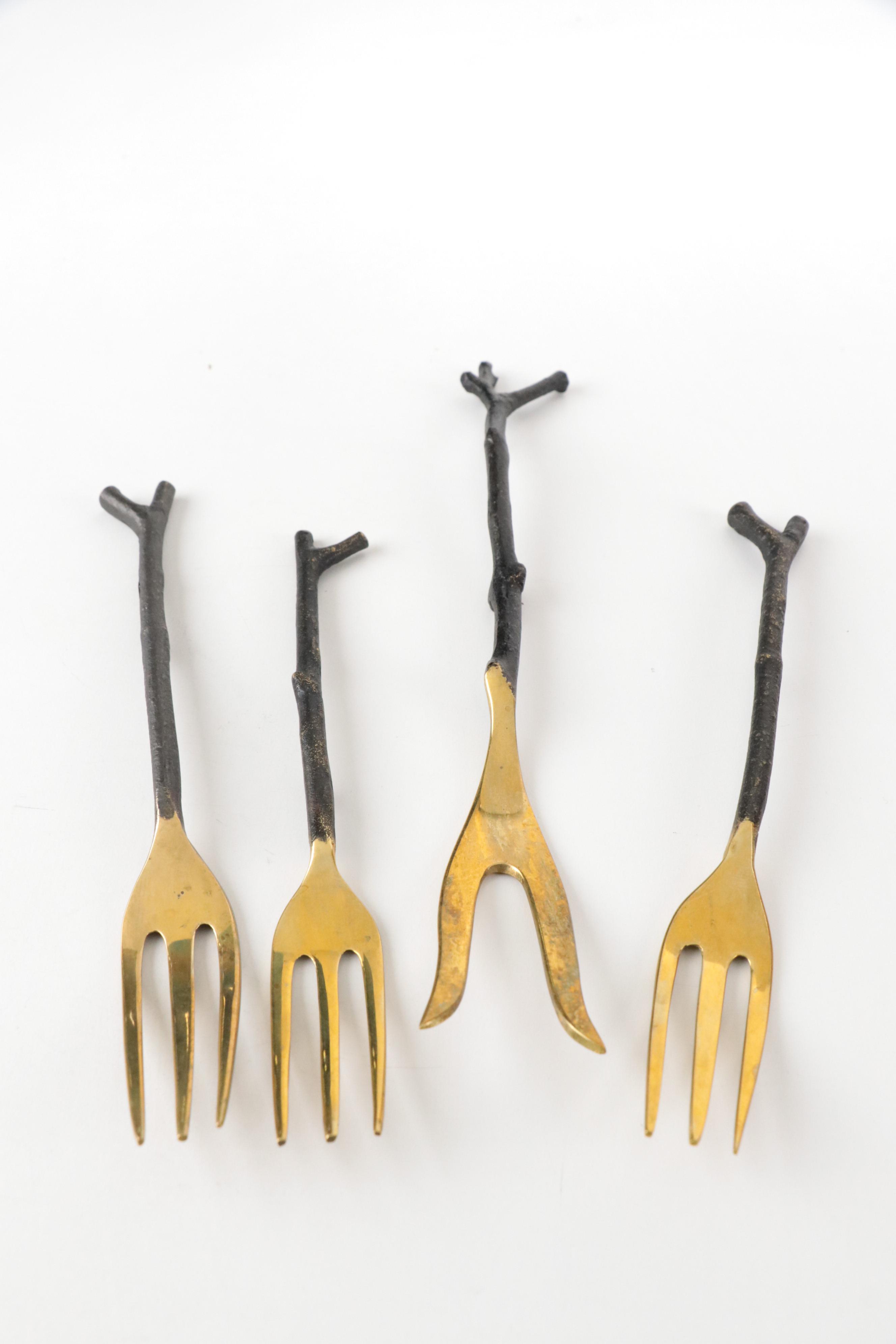 Pottery Barn "Branches" Dinner Forks, Salad Forks, Spoons, and More