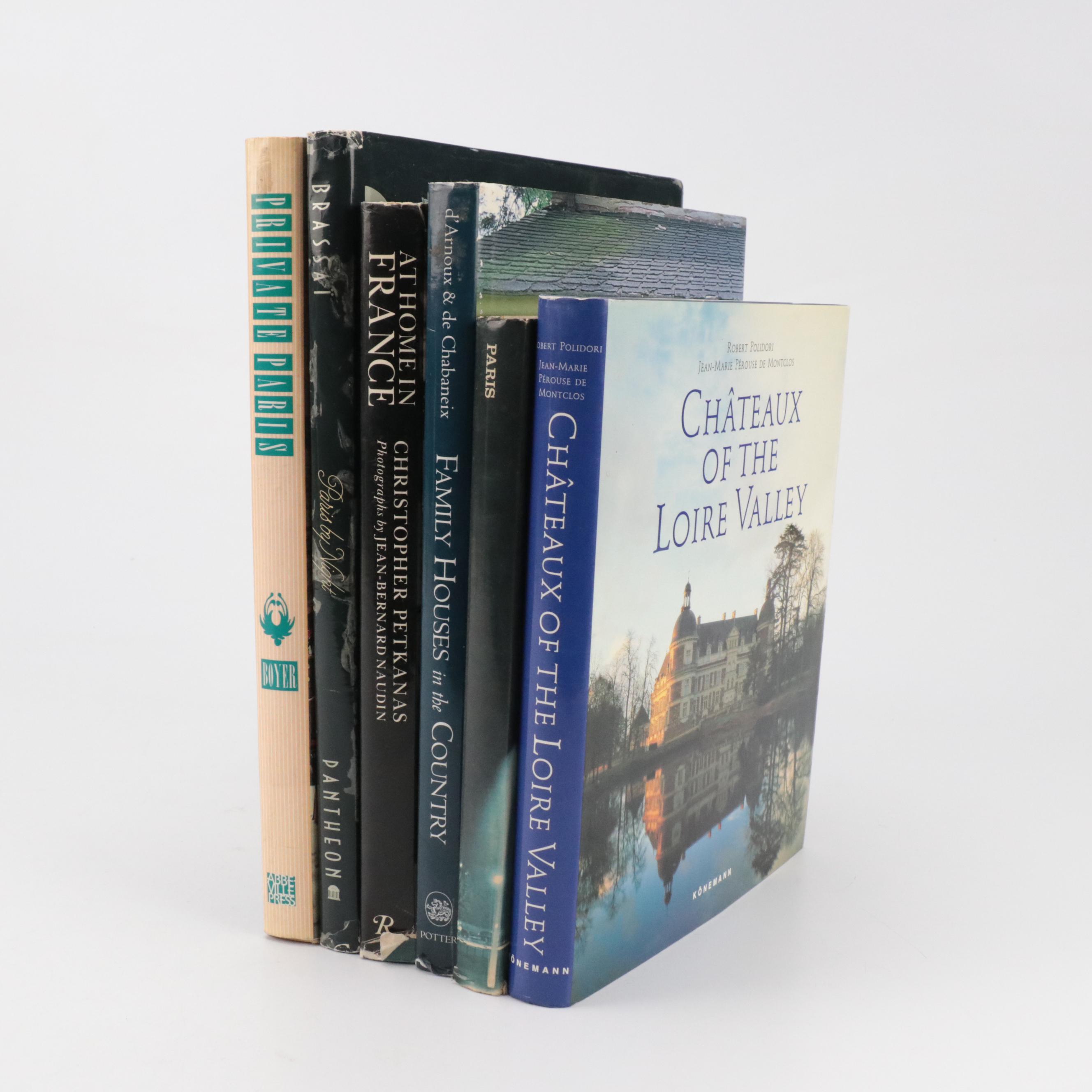 First Edition "At Home in France" by Christopher Petkanas and More Books