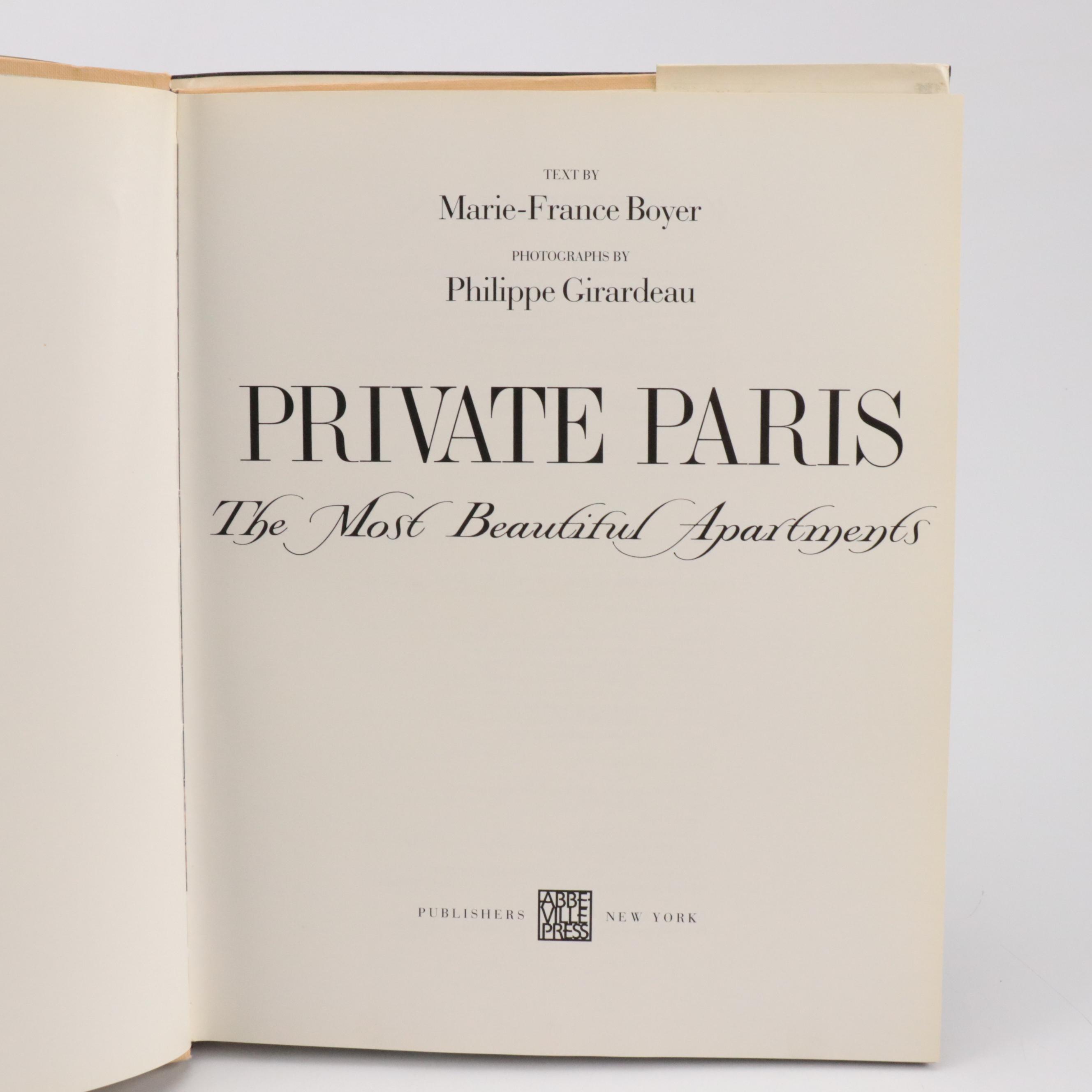 First Edition "At Home in France" by Christopher Petkanas and More Books