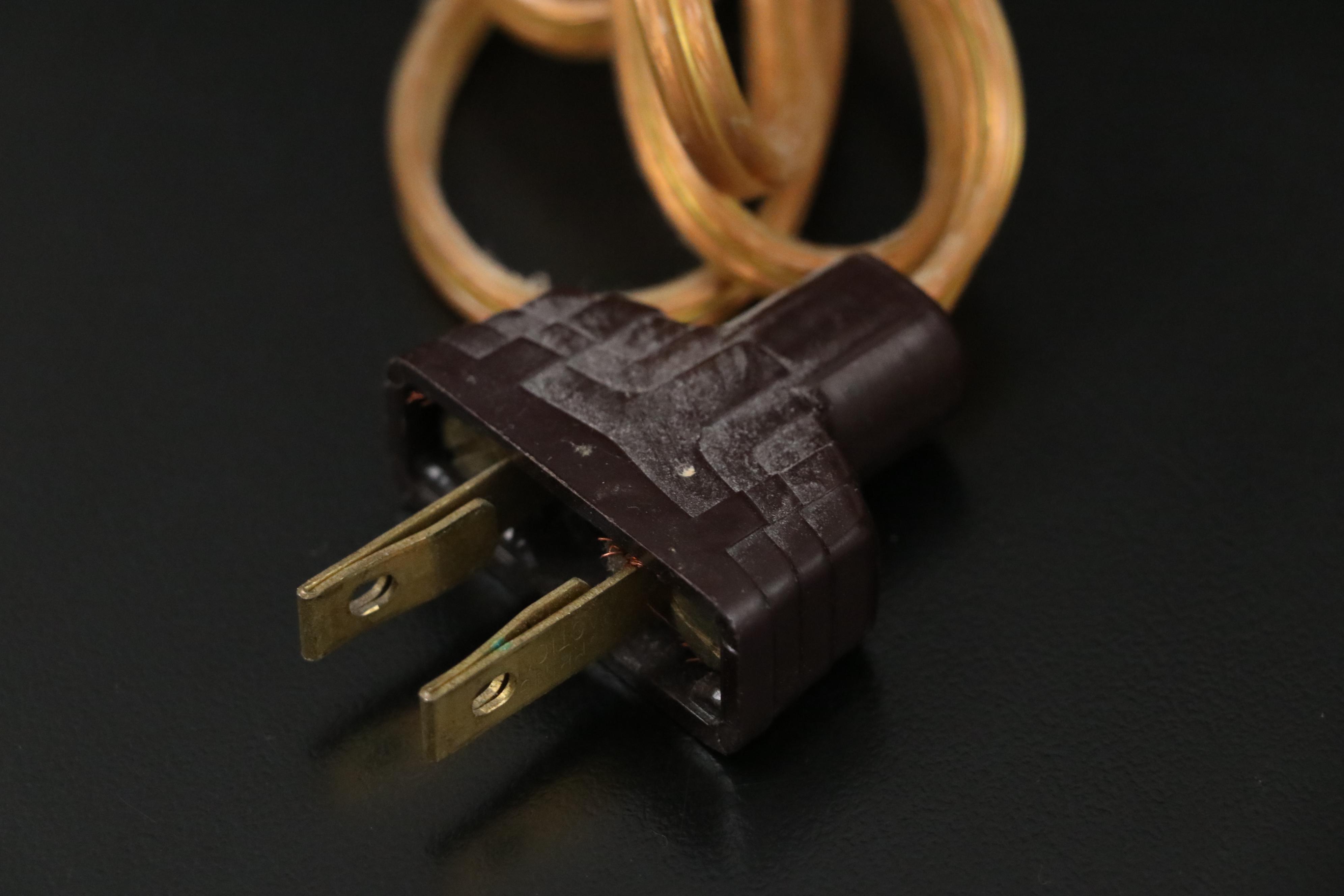 Fenton Hand-Painted Purple Flowers on Satin Glass Student Lamp, Late 20th C