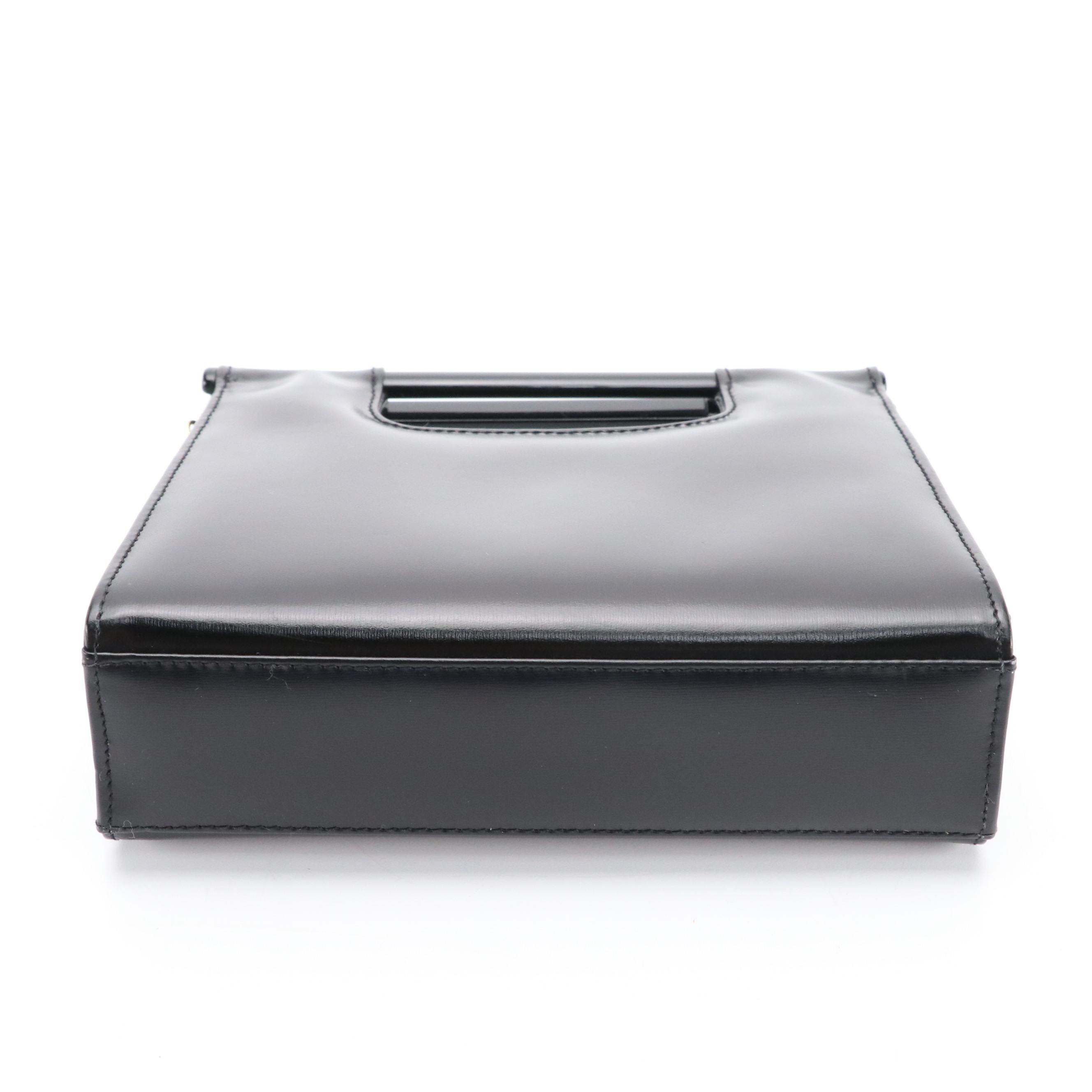 Scuola Del Cuoio Mini Handbag Clutch In Black Leather Everything But 