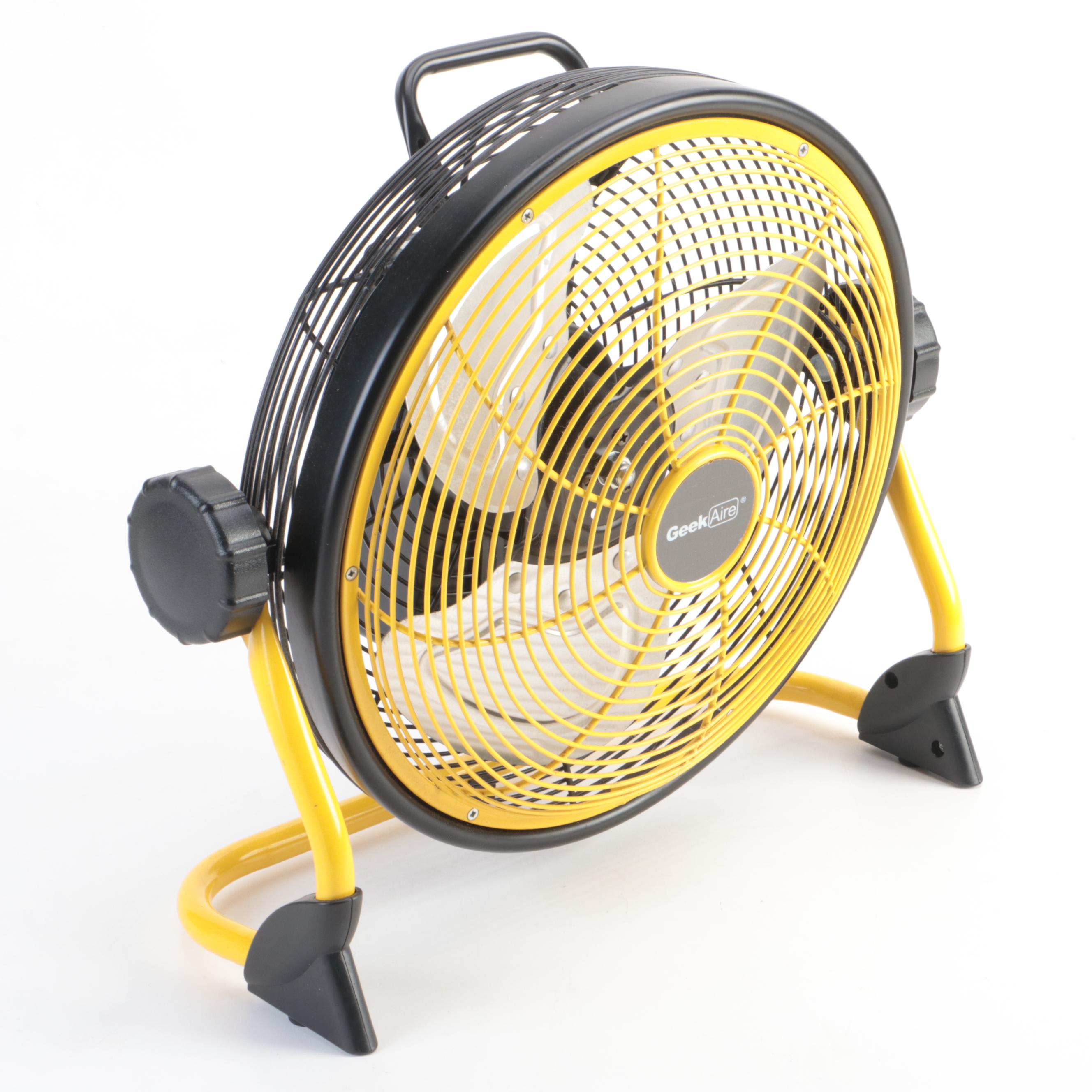 Geek Aire 12" Cordless 24 Hour Outdoor Fan