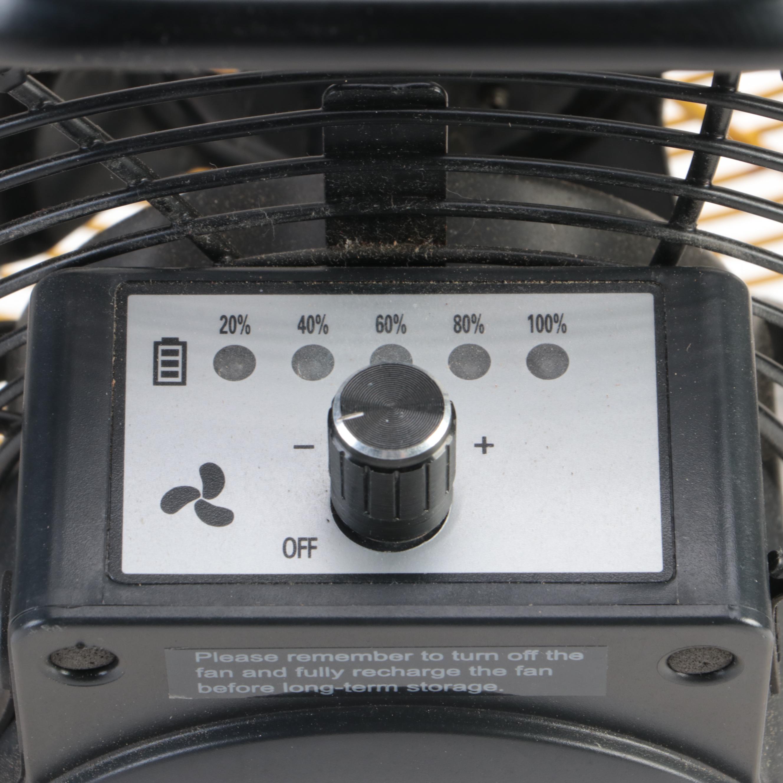 Geek Aire 12" Cordless 24 Hour Outdoor Fan