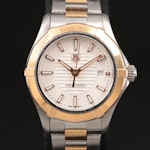 TAG Heuer Aquaracer 18K and Stainless Steel Swiss Quartz Wristwatch