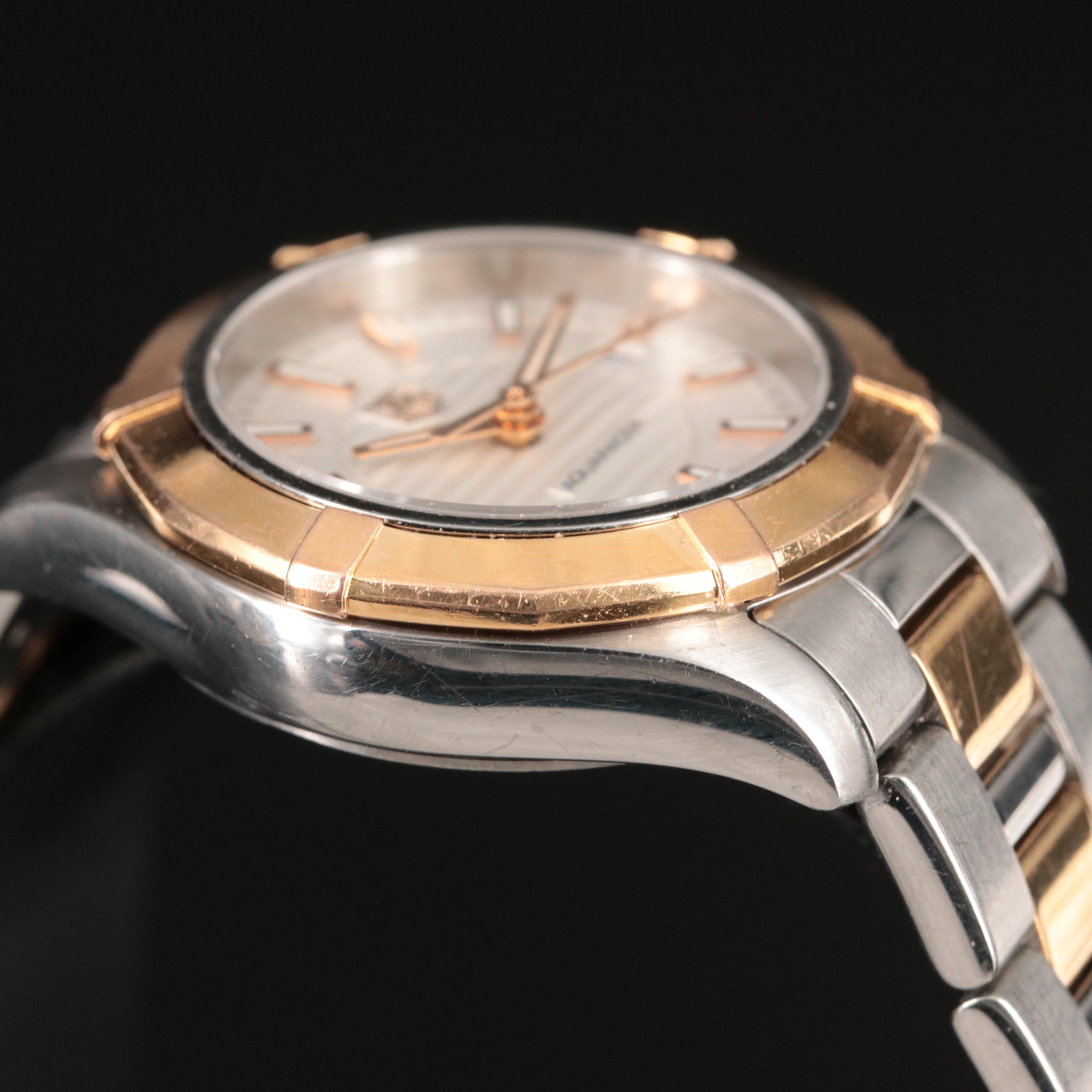 TAG Heuer Aquaracer 18K and Stainless Steel Swiss Quartz Watch