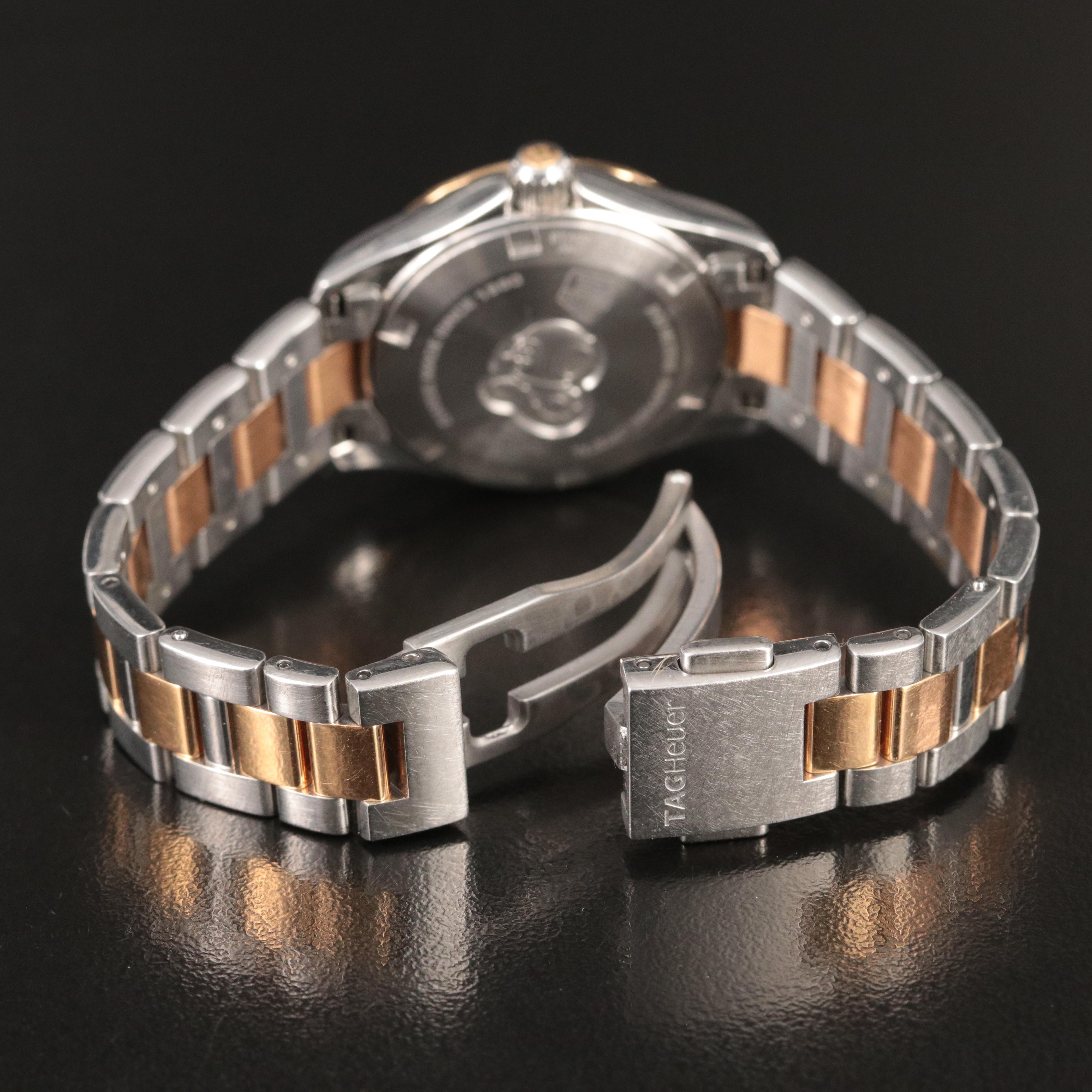 TAG Heuer Aquaracer 18K and Stainless Steel Swiss Quartz Watch