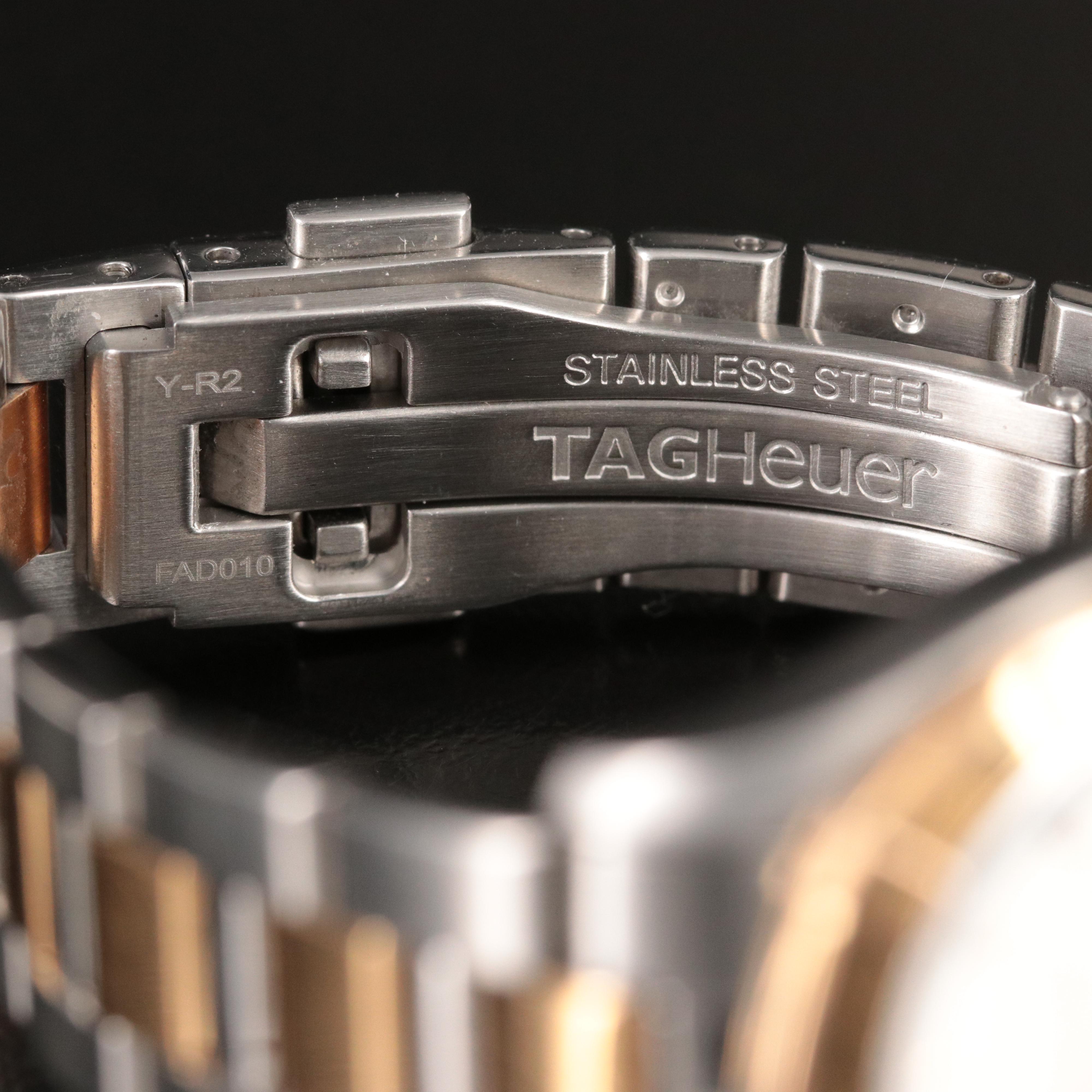 TAG Heuer Aquaracer 18K and Stainless Steel Swiss Quartz Watch