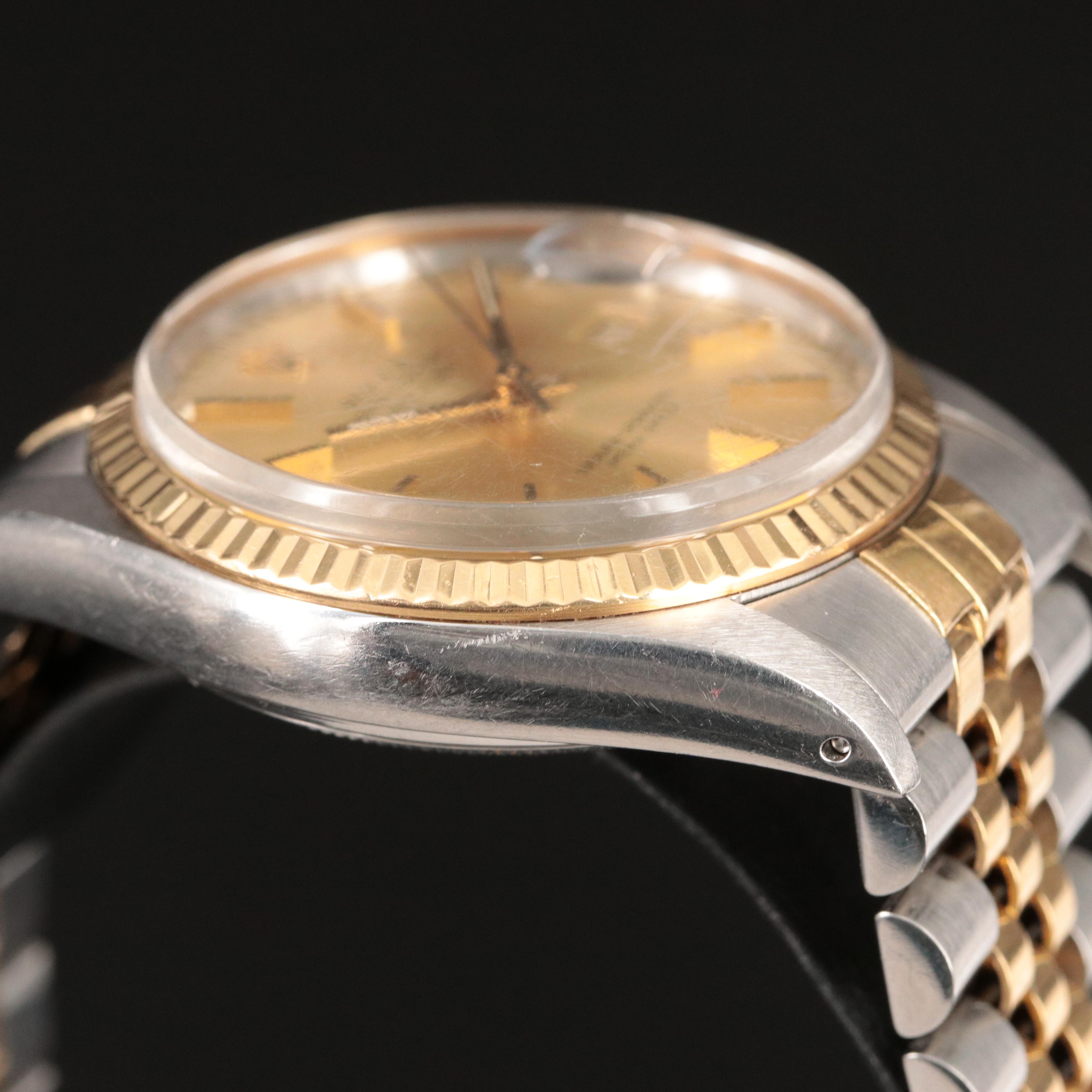 1985 Rolex Datejust 36MM Two-Tone Automatic Watch